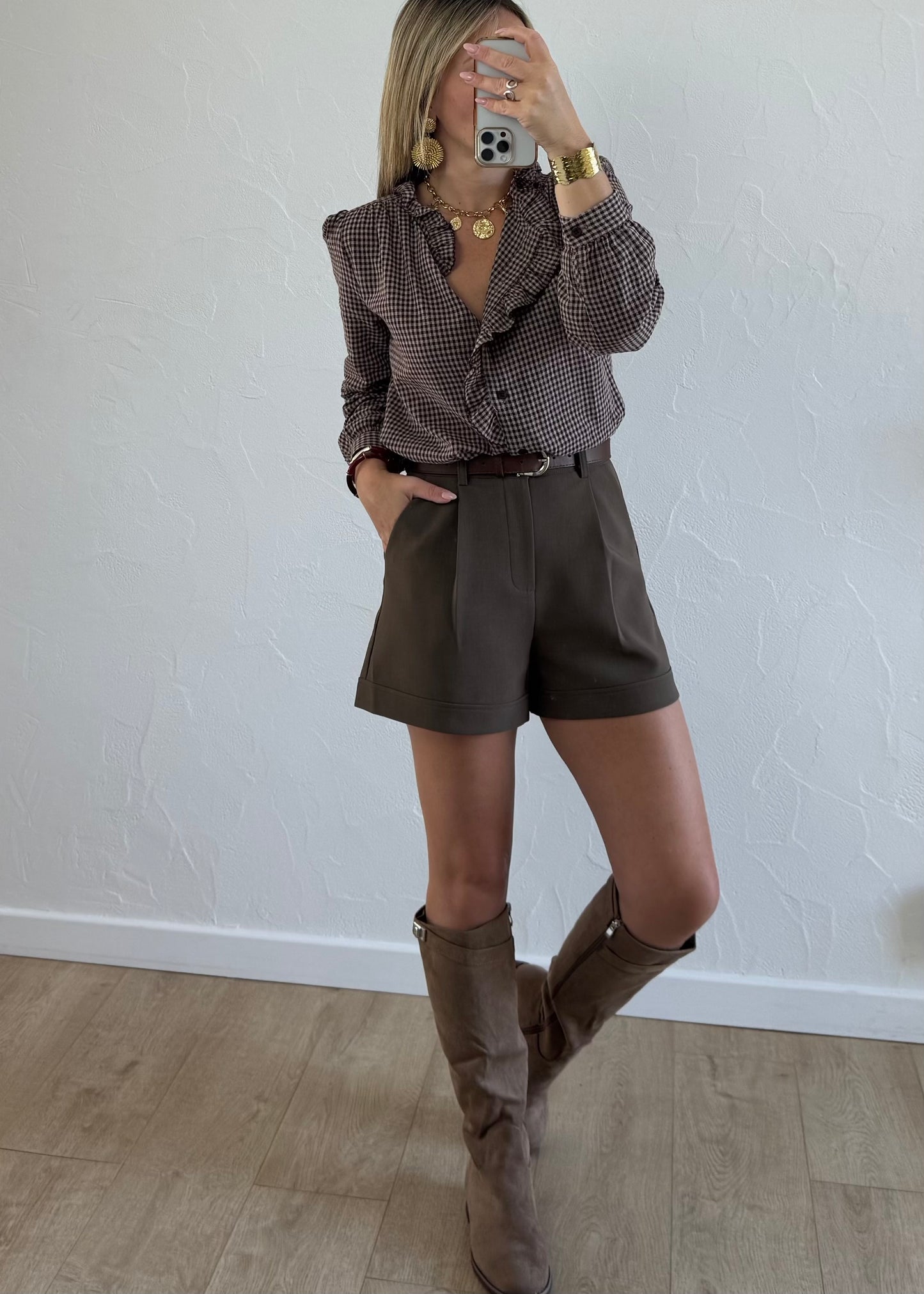 Chemisier ASIA Marron