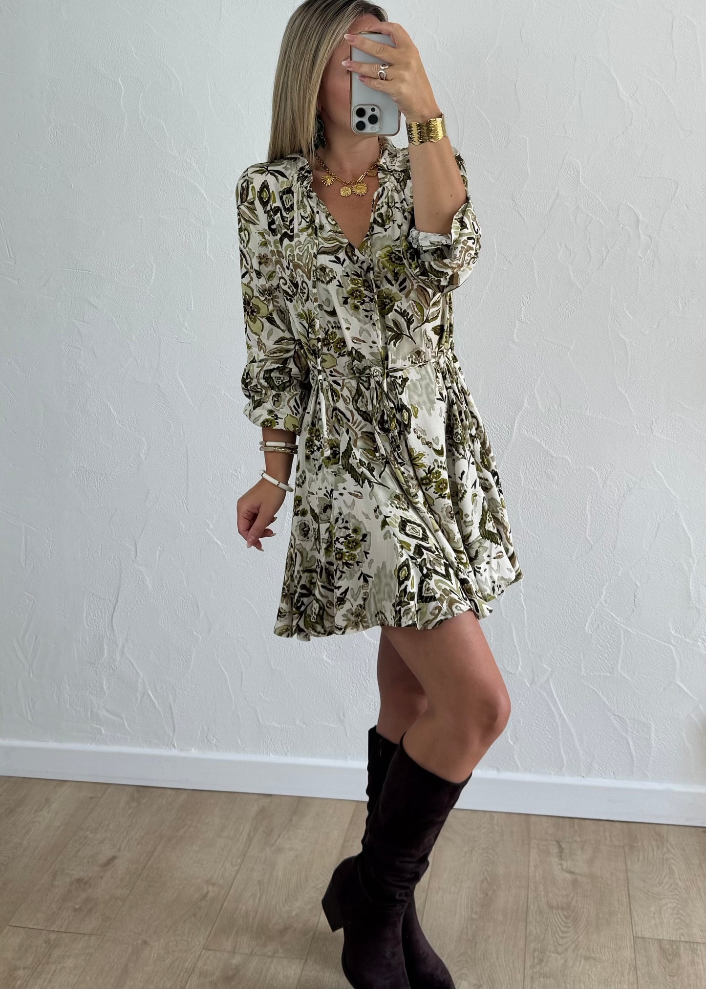 Robe LOANA Vert