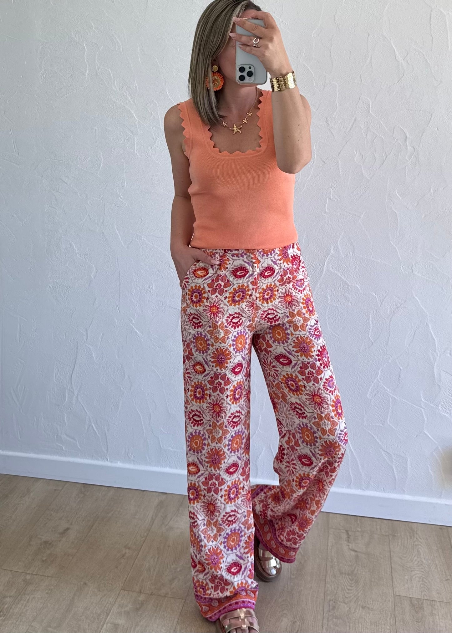 Pantalon Louison Fleuri