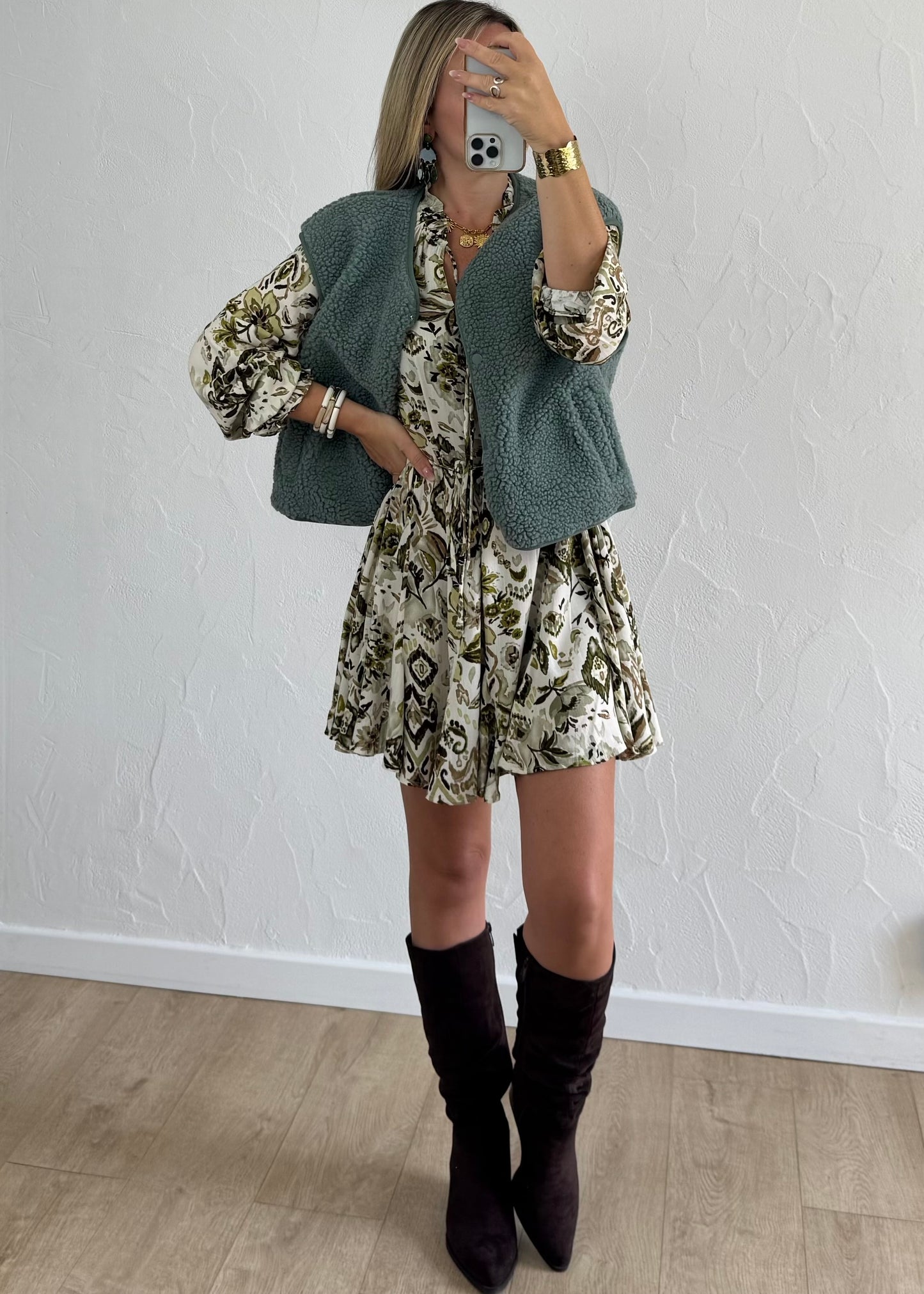 Robe LOANA Vert