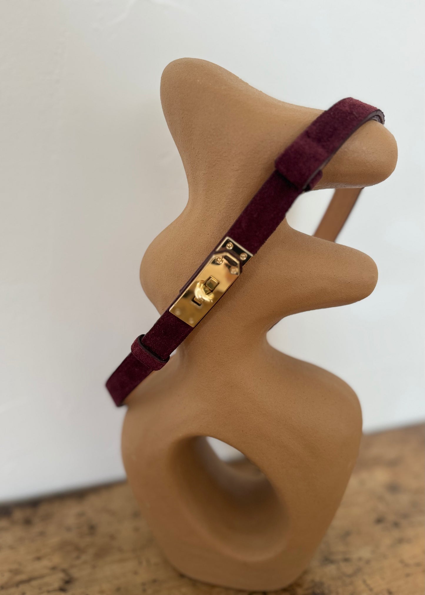 Ceinture LAURA Bordeaux