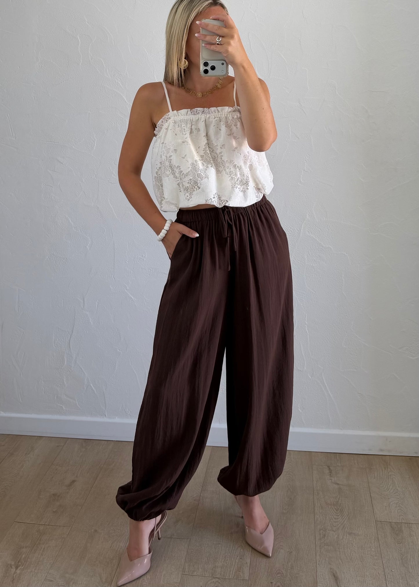 Pantalon NINON Choco