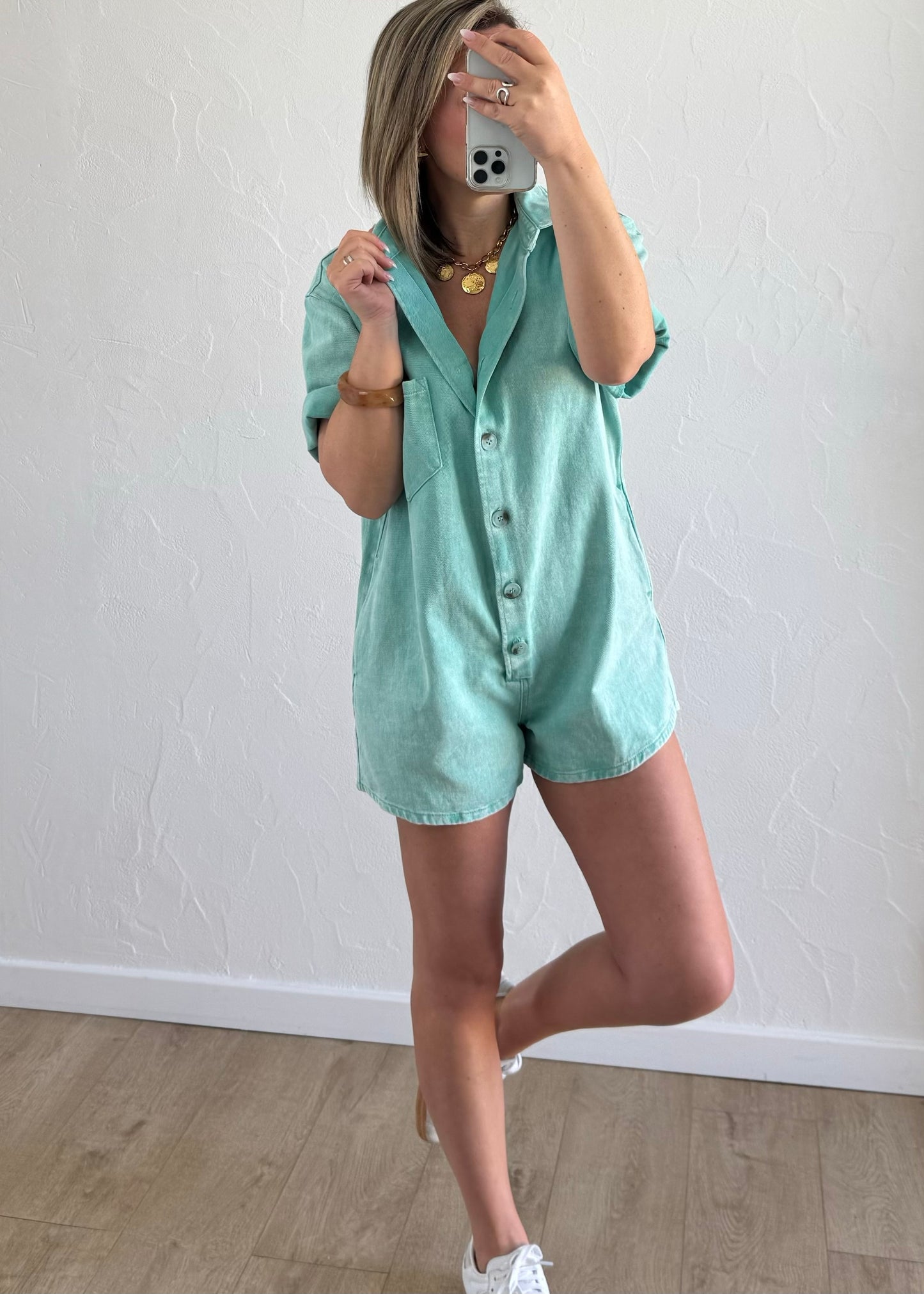 Combi-short Lana Turquoise