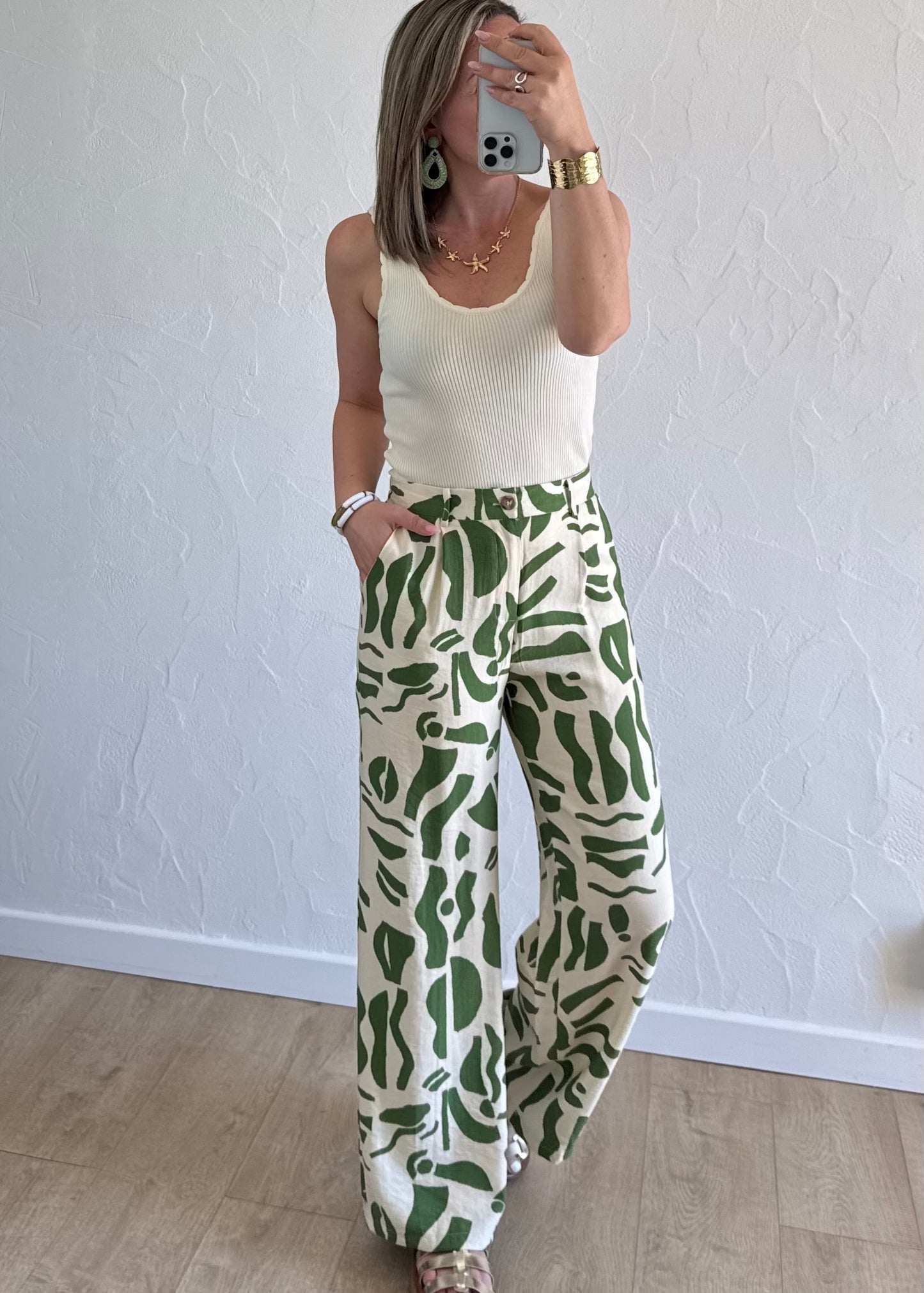 Pantalon Louison Vert