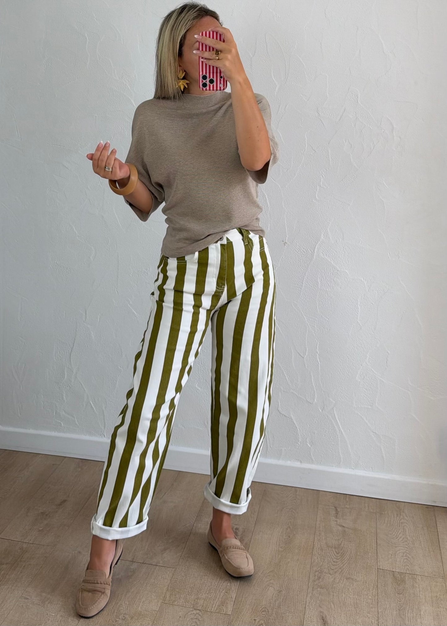 Pull Néo taupe