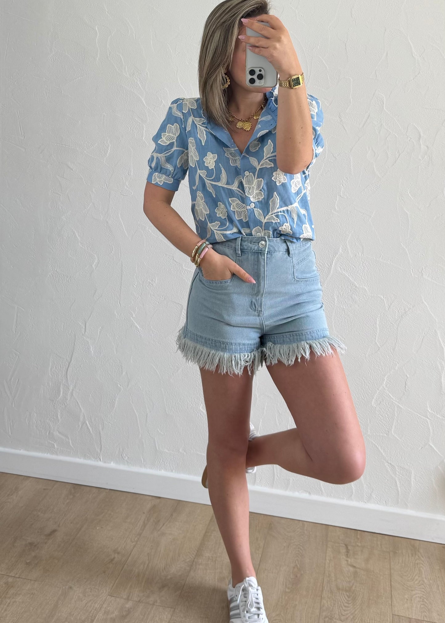 Chemisier Julia Bleu
