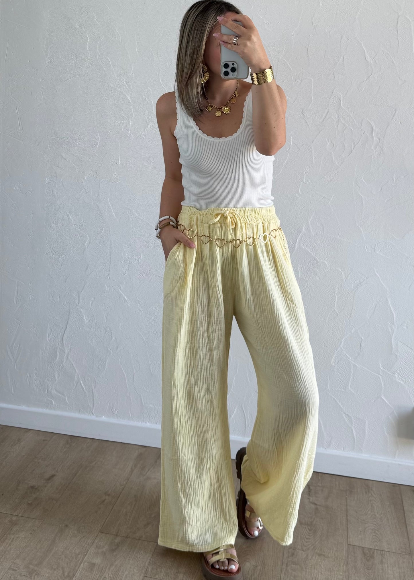 Pantalon Margot Jaune