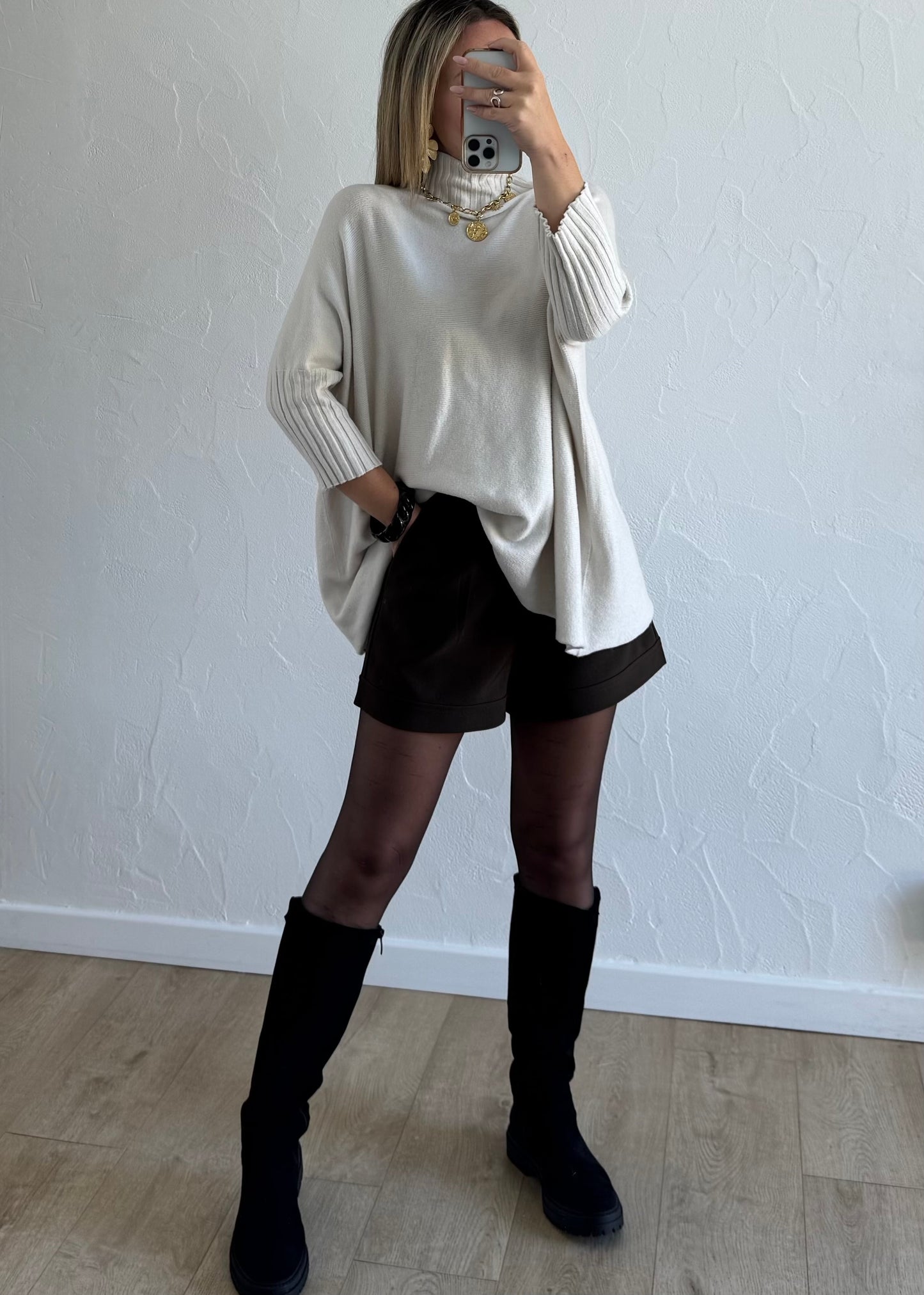 Short FLAVIE Marron