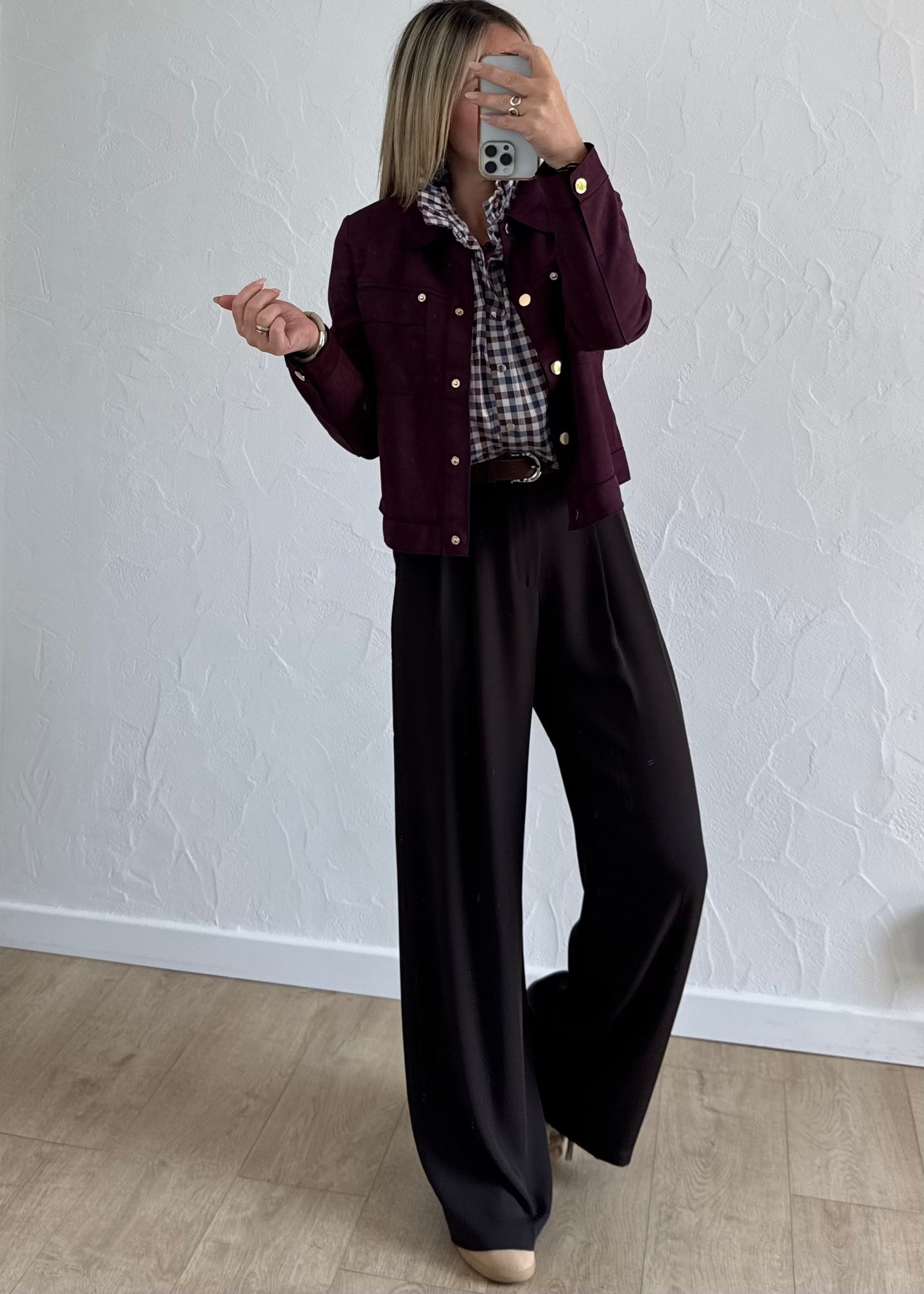 Veste NYRA Bordeaux