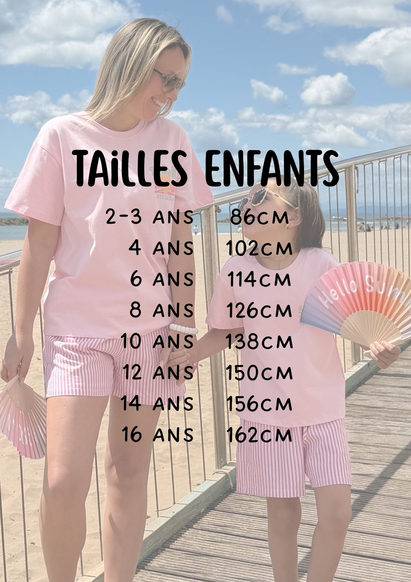 Short Rayé Bleu 🩵 Enfant