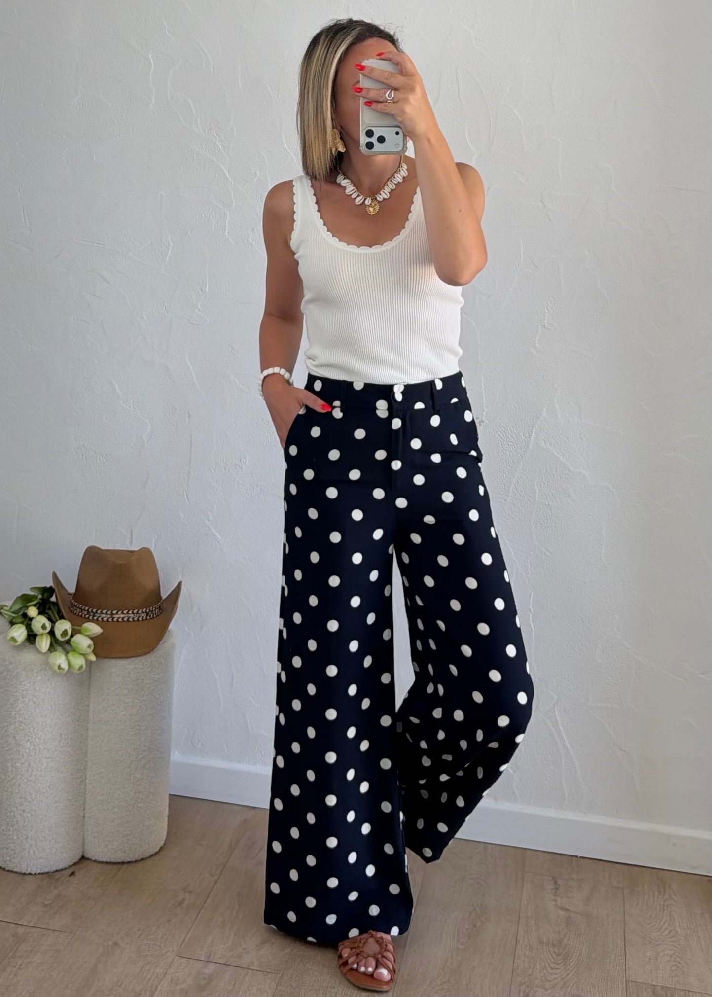 Pantalon ANAELLE Bleu