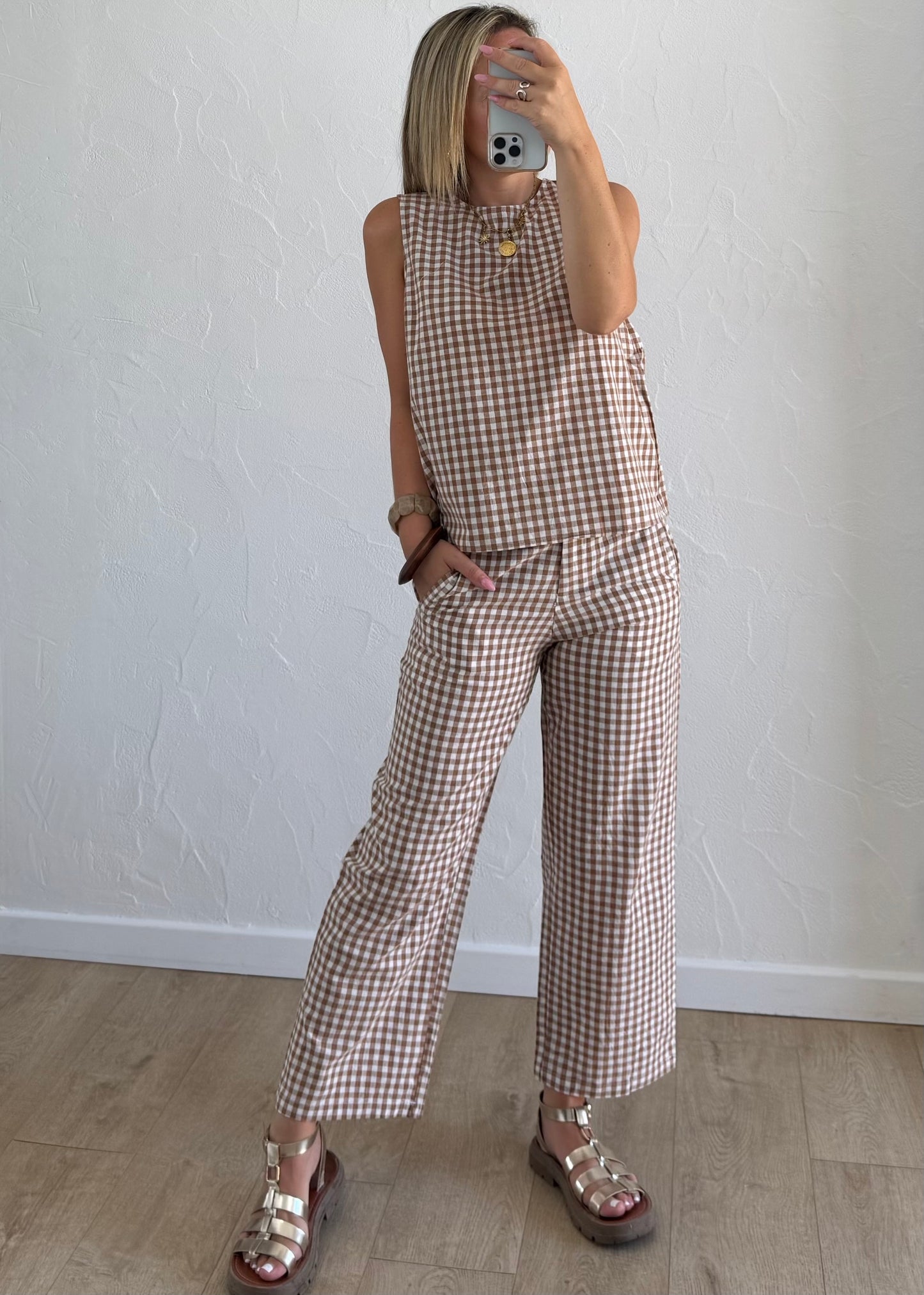 Pantalon EVENE Vichy