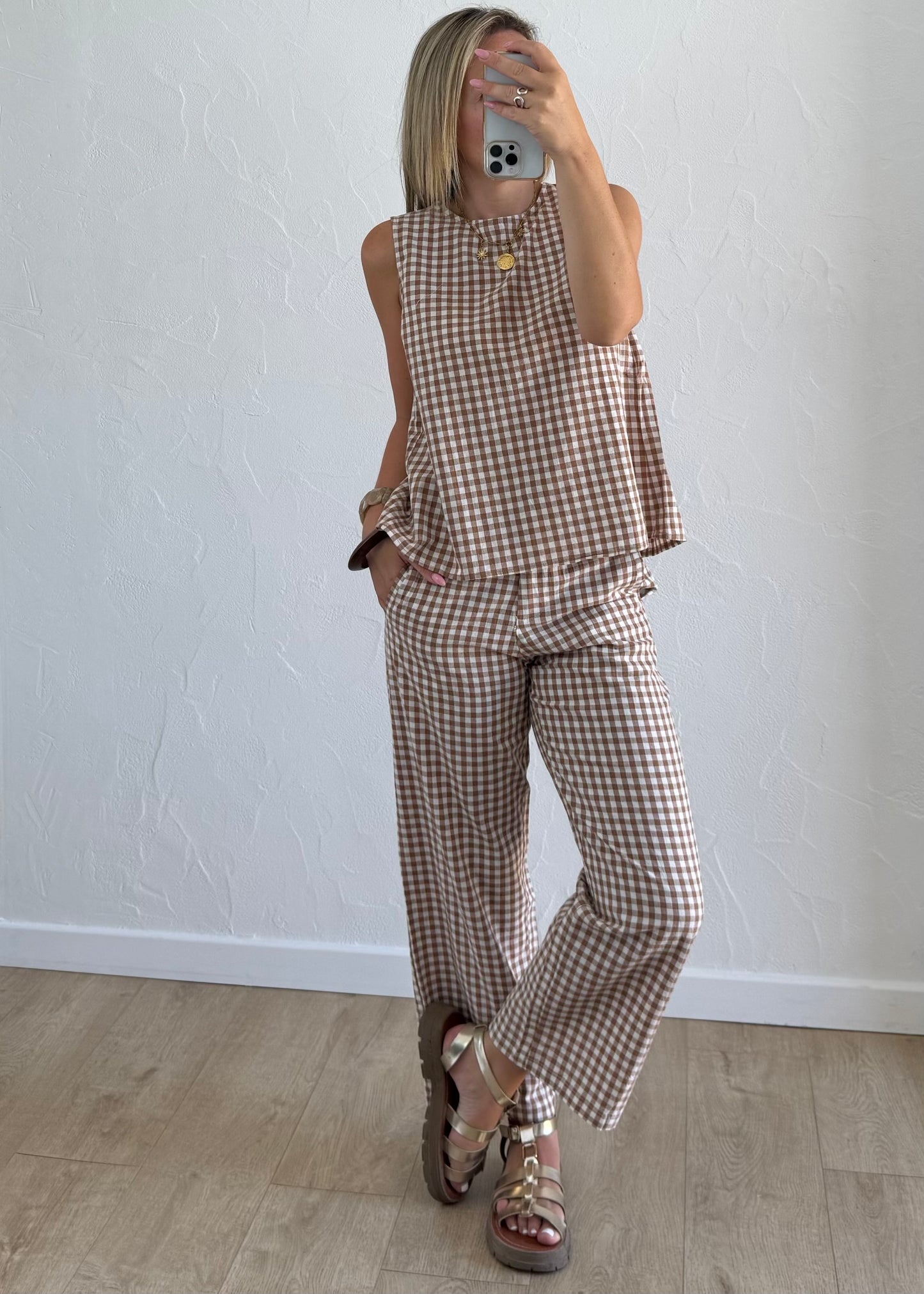 Pantalon EVENE Vichy