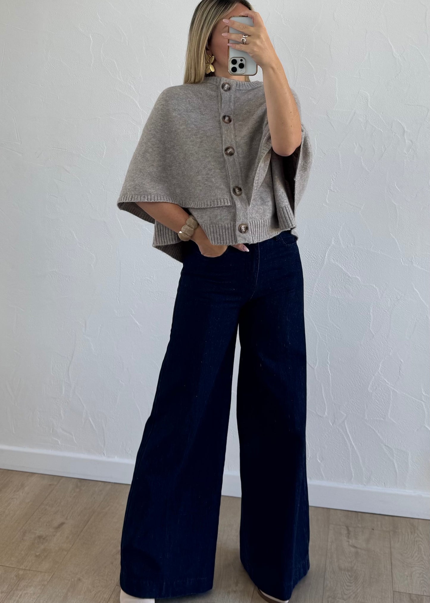 Poncho GARDÉNIA Taupe