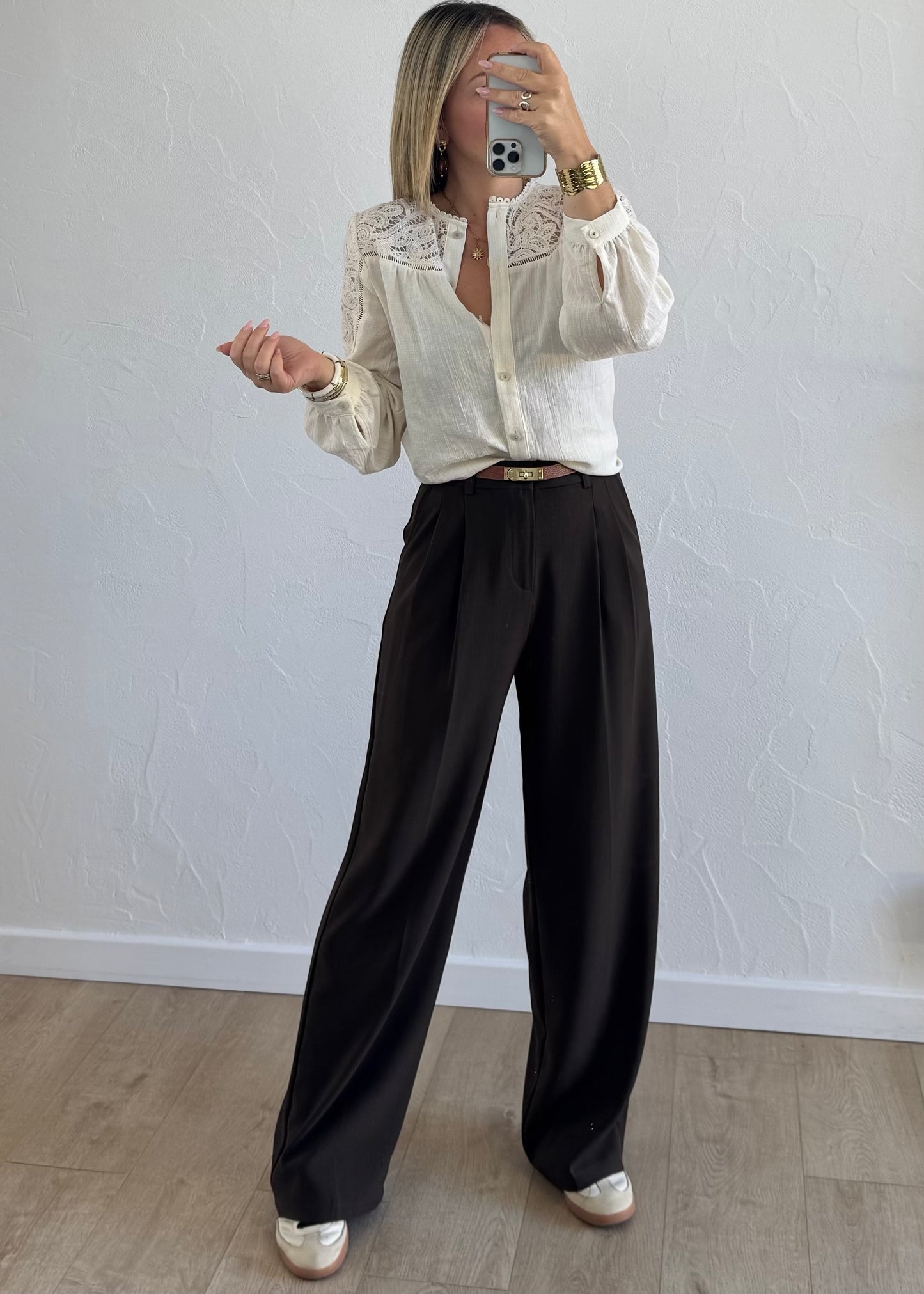 Pantalon SALOME Marron