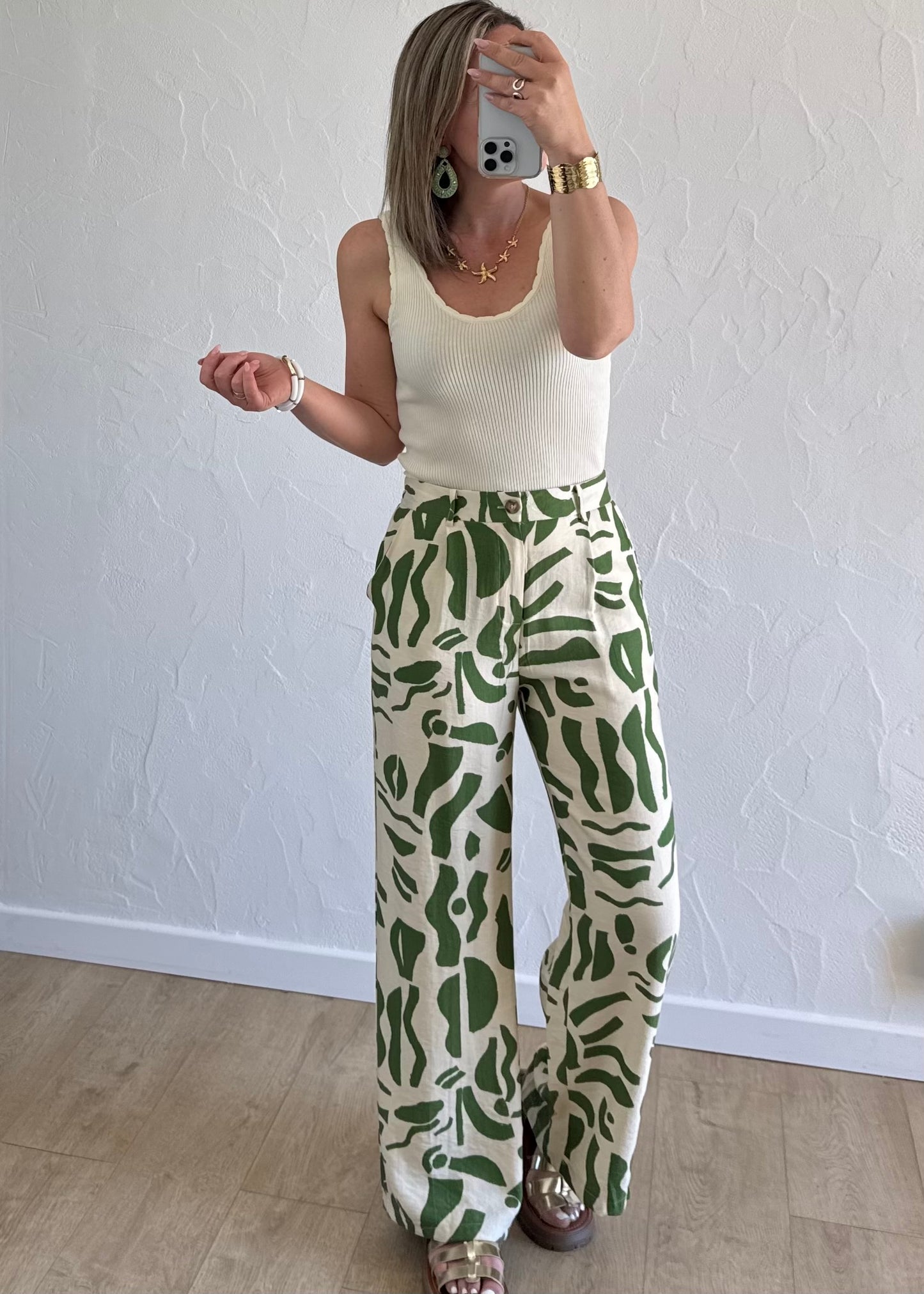 Pantalon Louison Vert