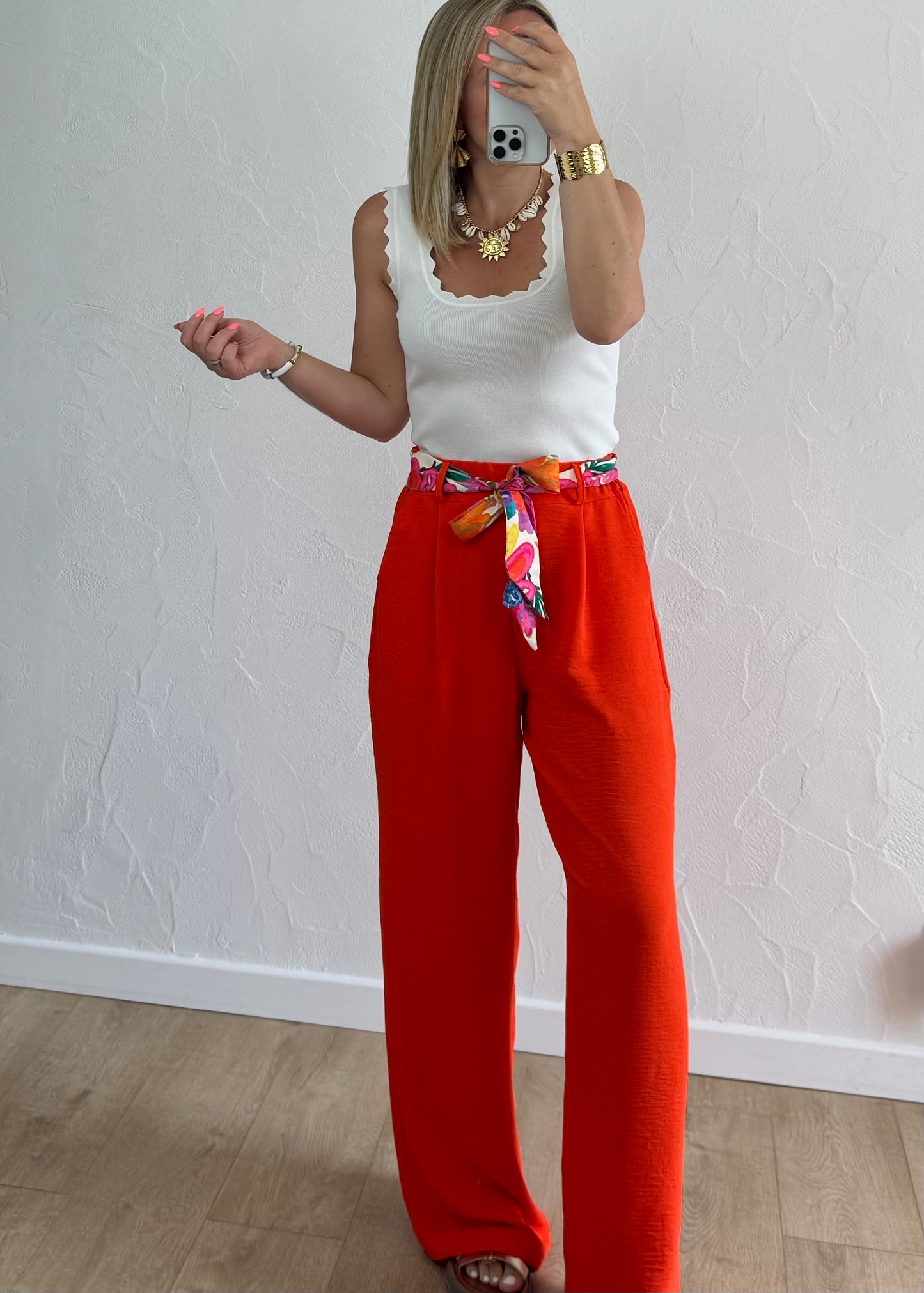 Pantalon Paula Orange
