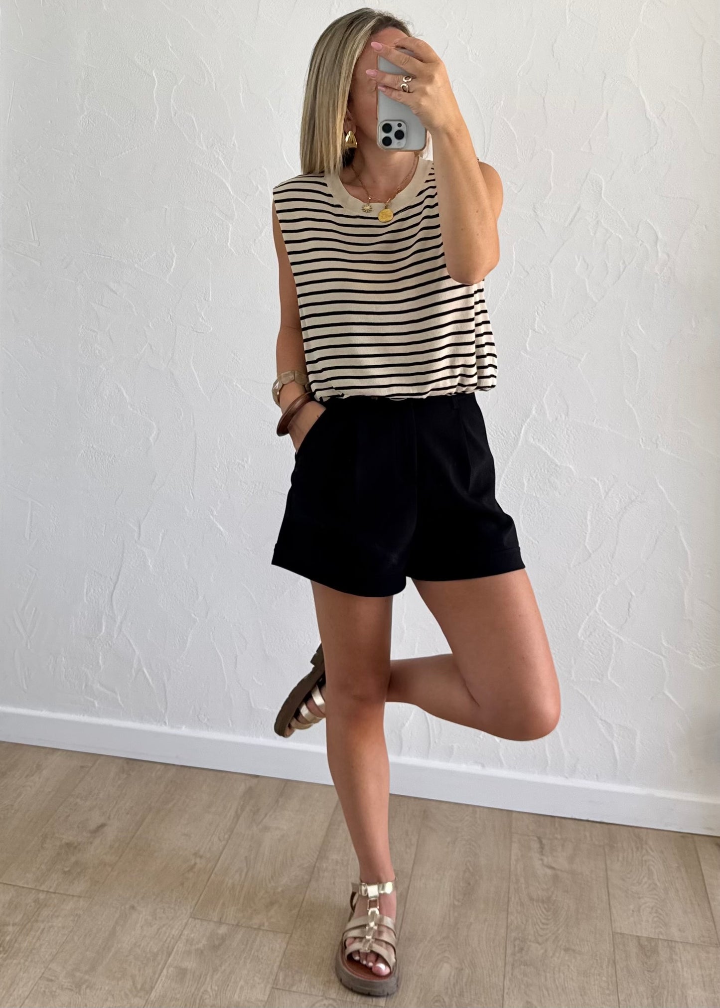 Haut LAURA à Rayures