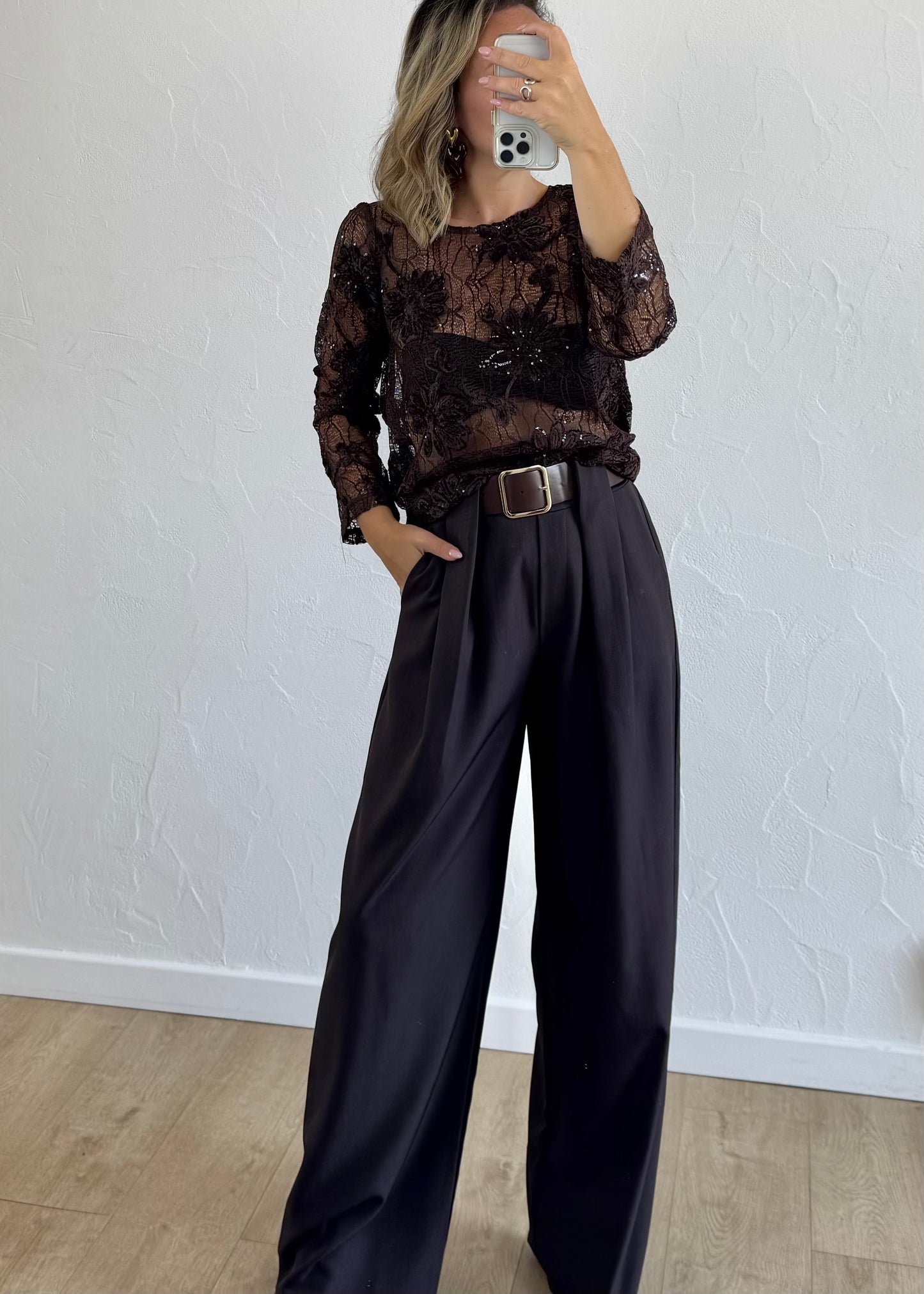 Pantalon ARDAN Chocolat