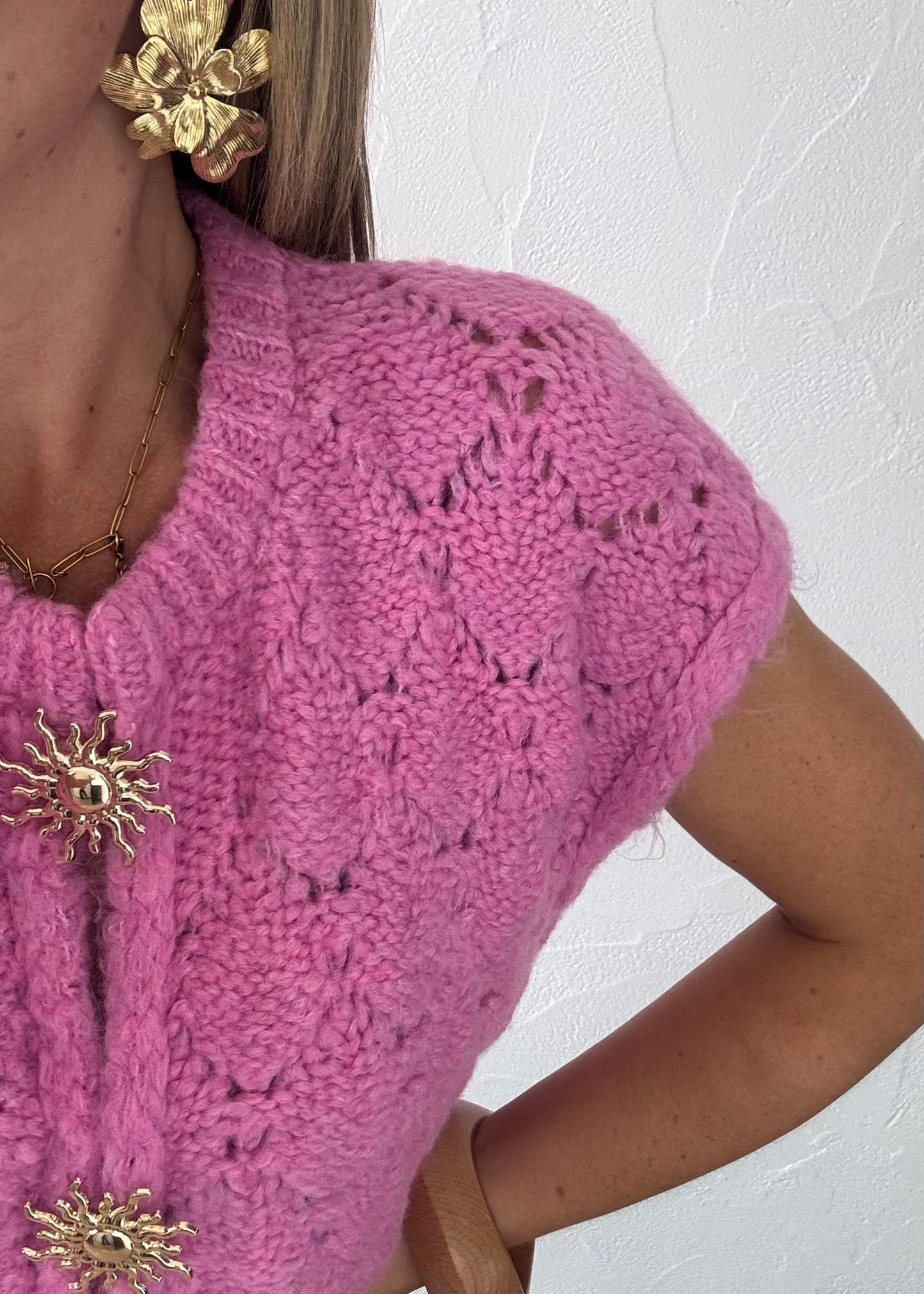 Gilet EMILIE Rose