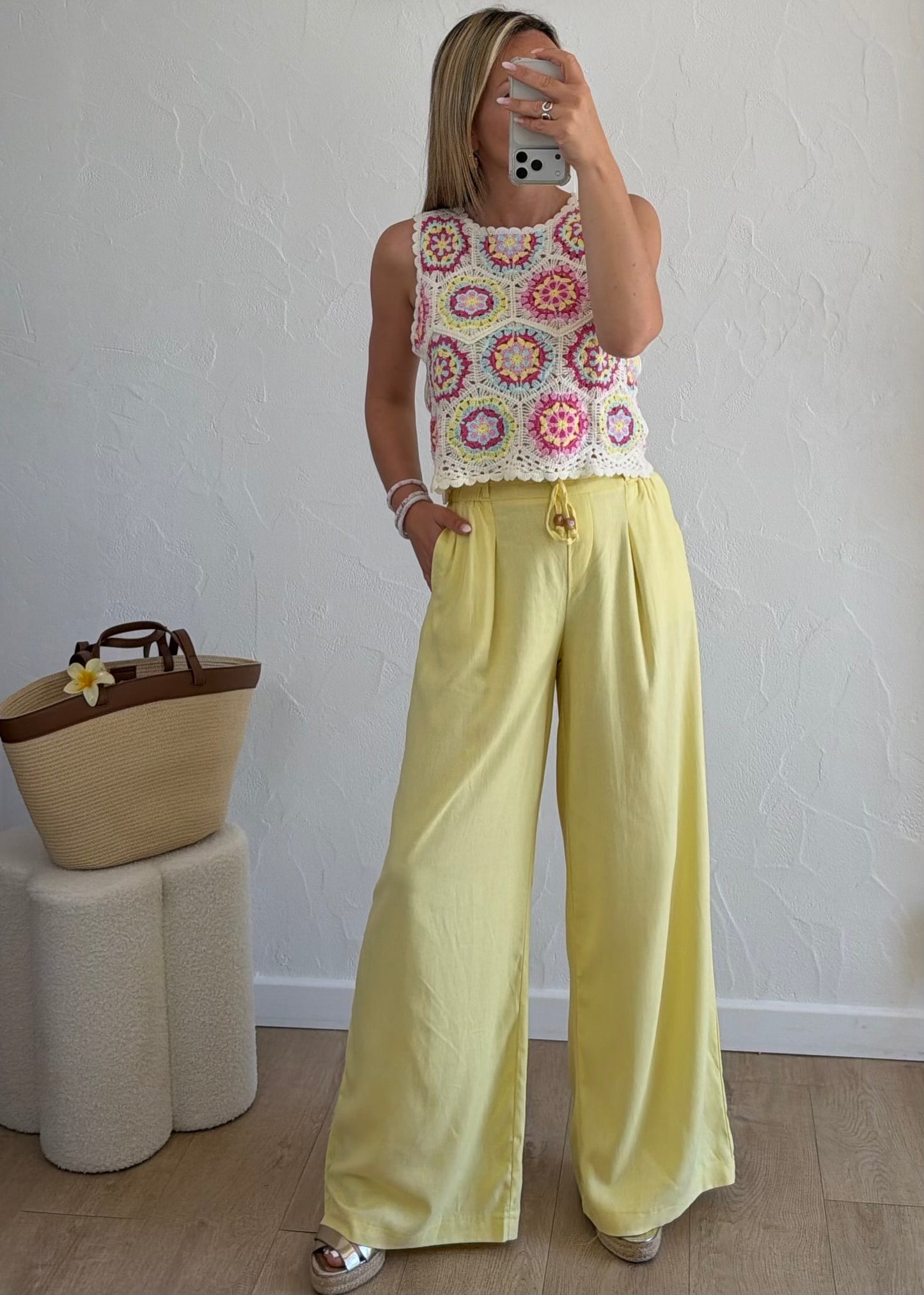 Pantalon DIANE Jaune