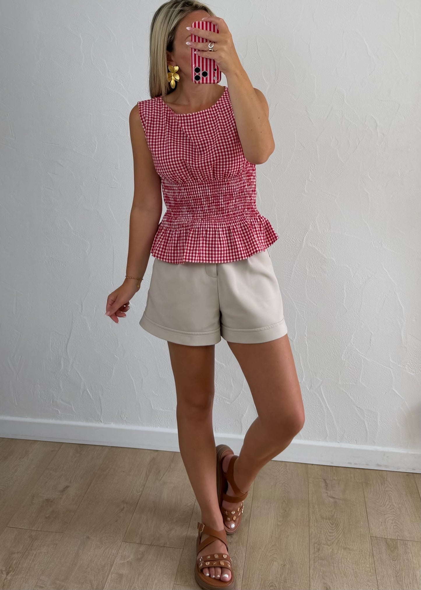 Haut SIDONIE Rouge