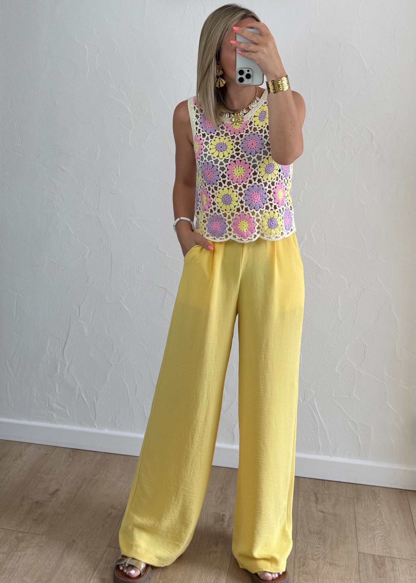 Pantalon Paula Jaune