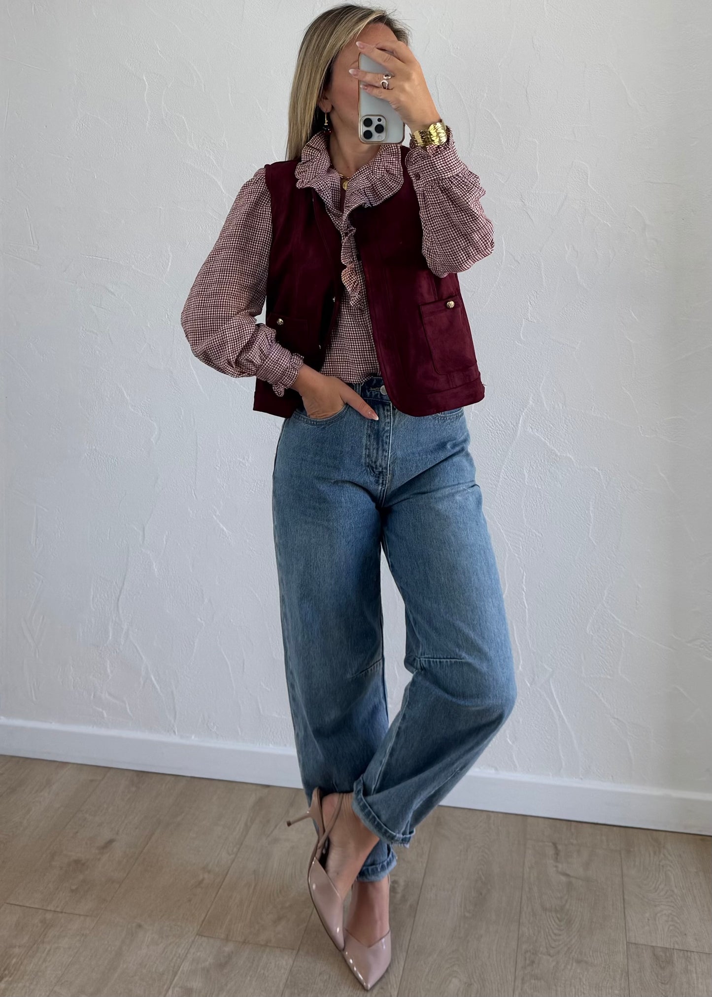 Veste CHRISTELLE Bordeaux