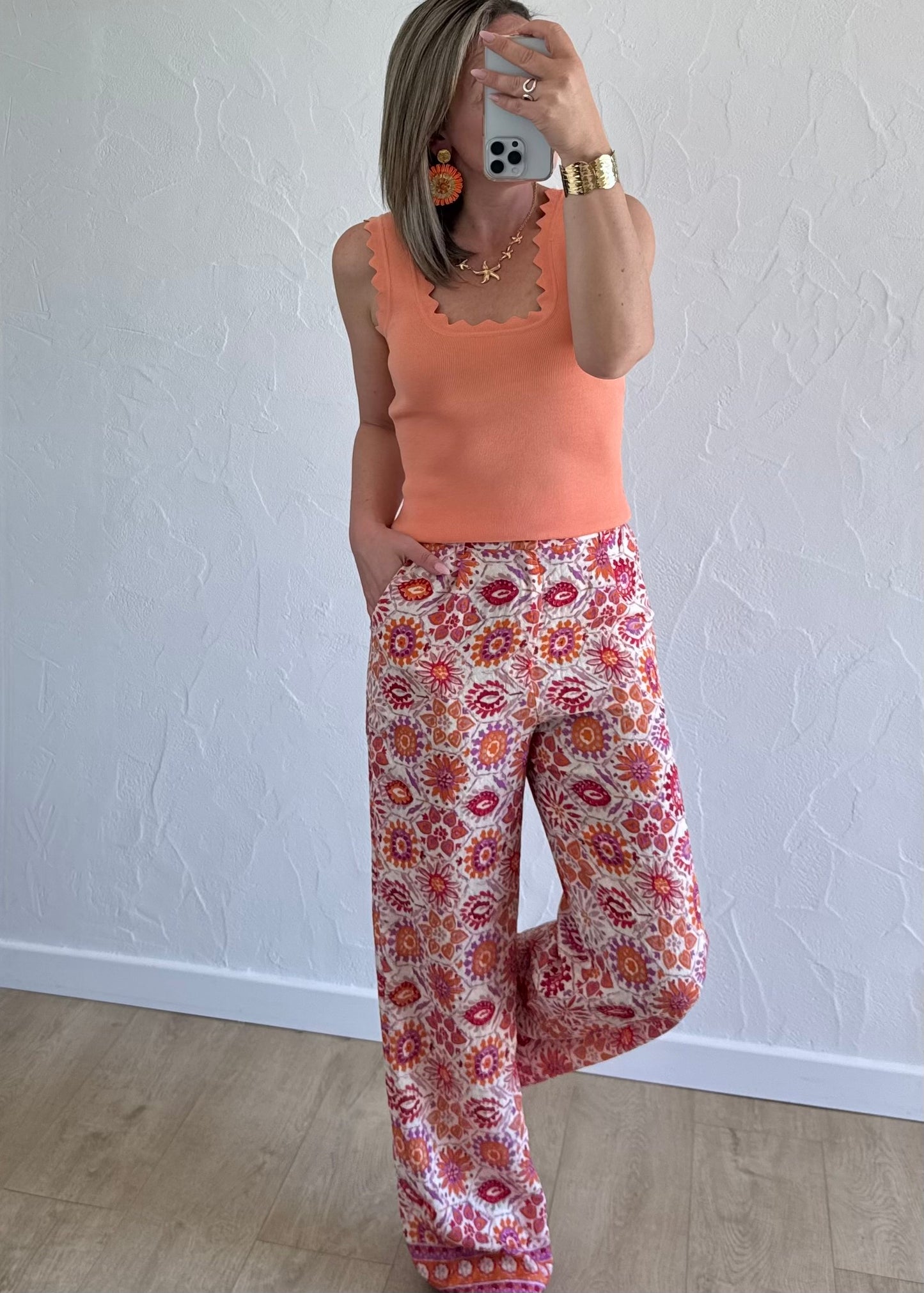 Pantalon Louison Fleuri