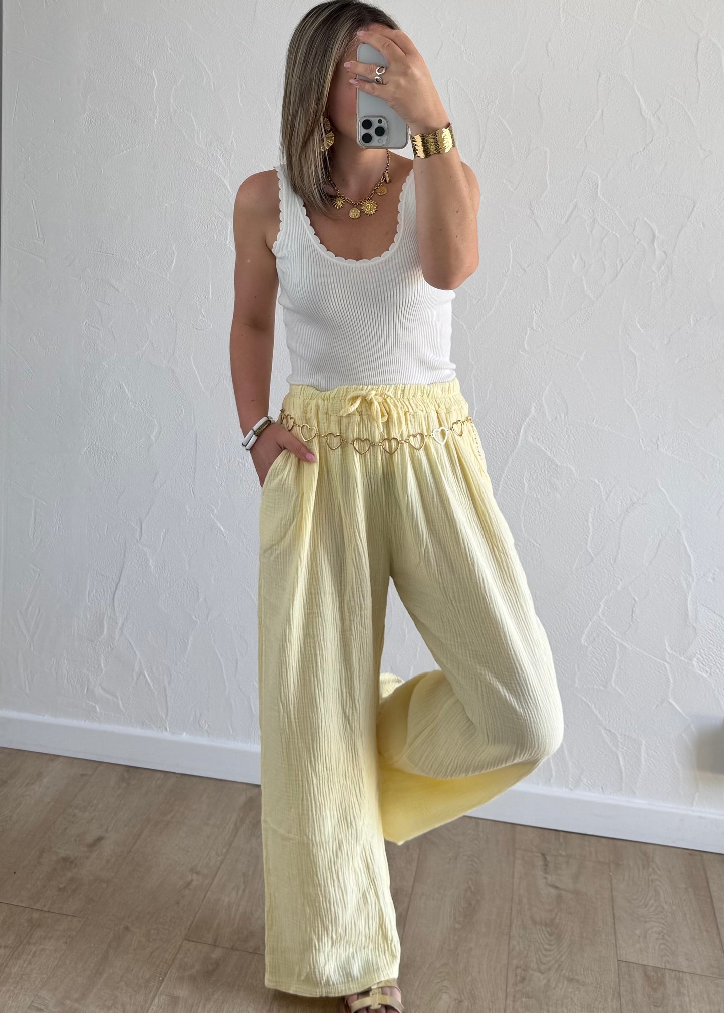 Pantalon Margot Jaune