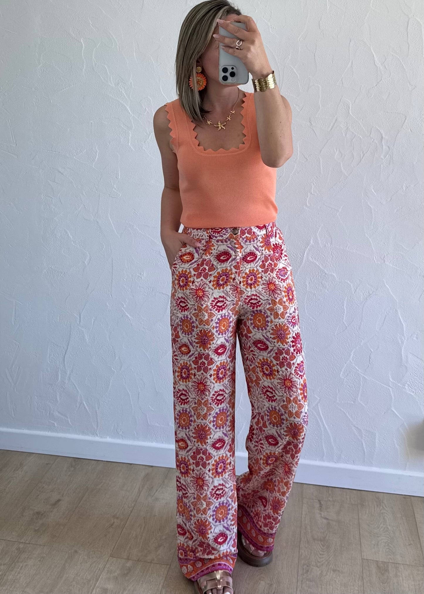 Pantalon Louison Fleuri