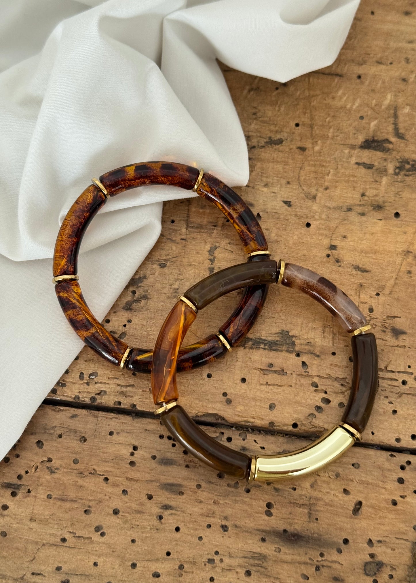 Bracelet Résine JULIETTE Leopard
