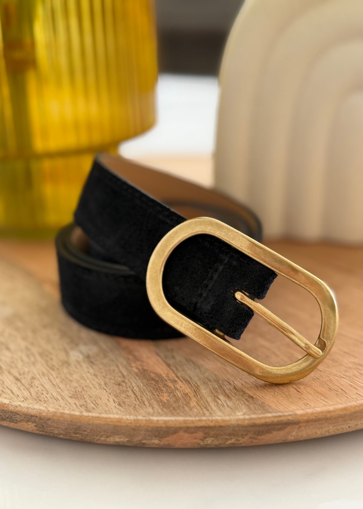 Ceinture cuir noir
