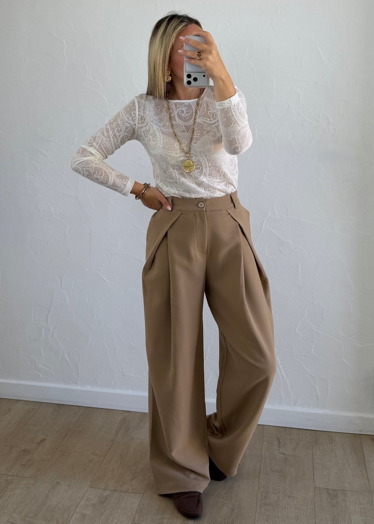 Pantalon Jason camel