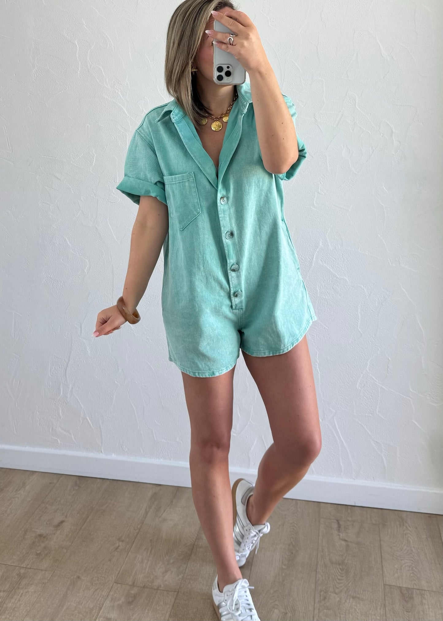 Combi-short Lana Turquoise