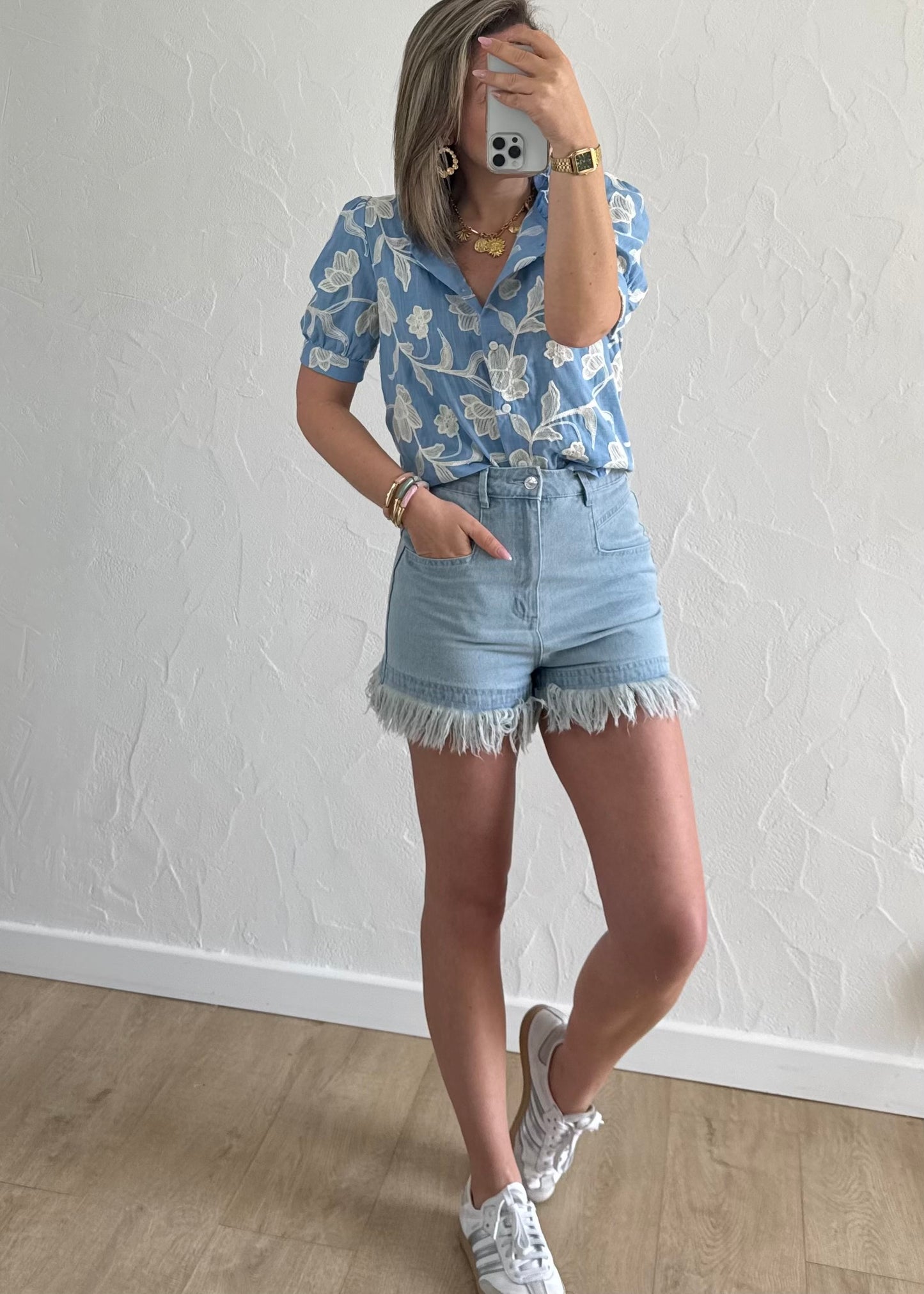 Chemisier Julia Bleu