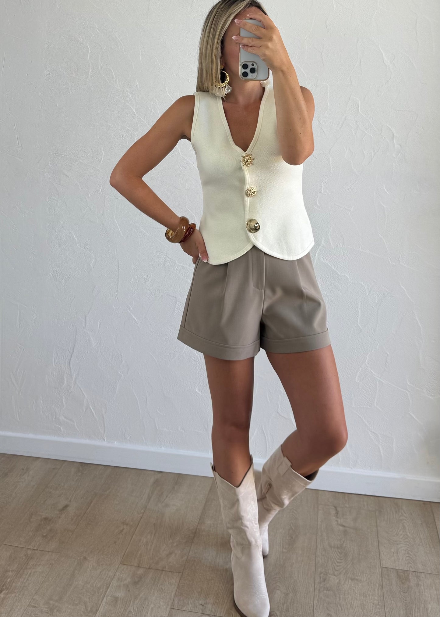 Short FLAVIE Beige