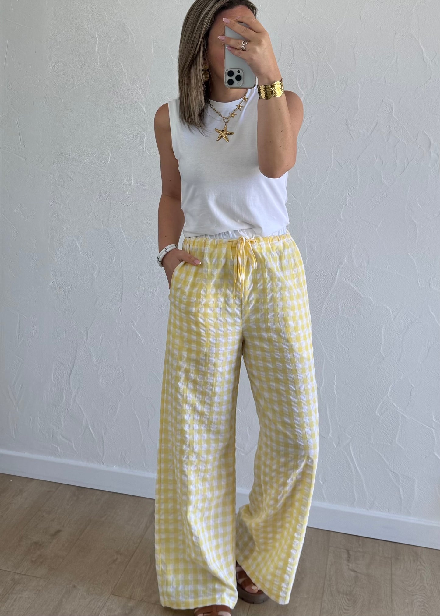 Pantalon Julie Jaune