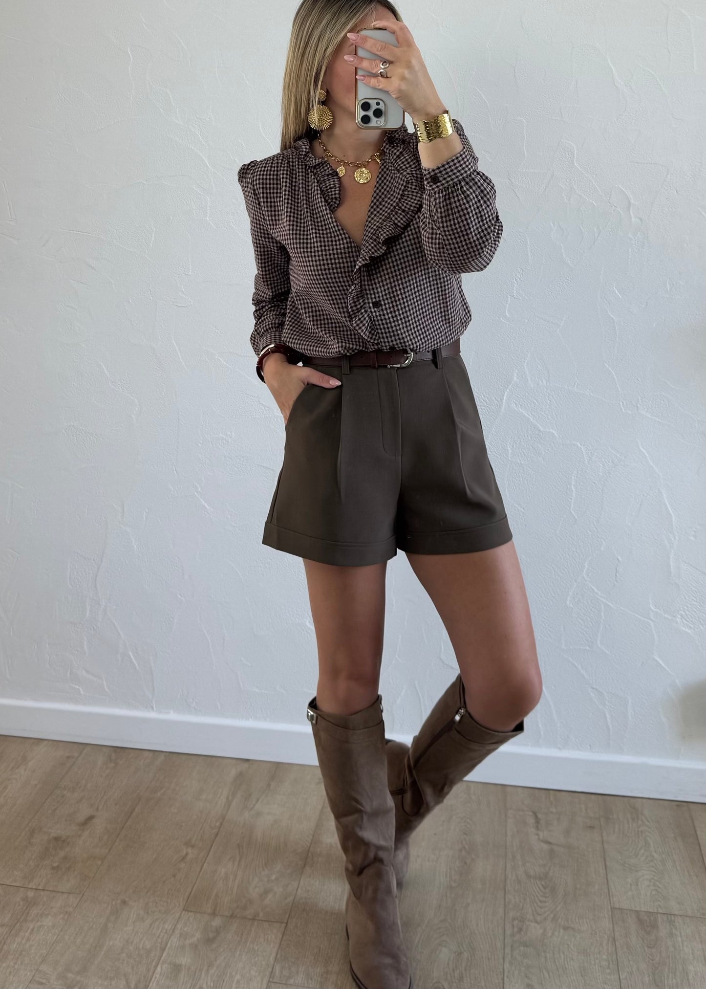 Chemisier ASIA Marron