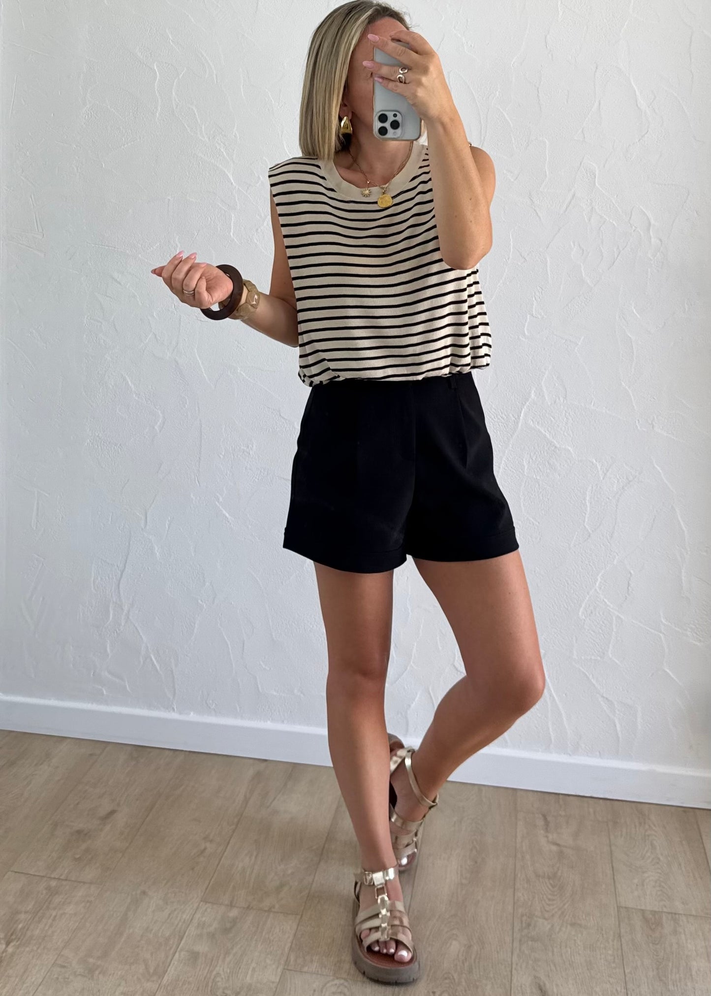 Haut LAURA à Rayures
