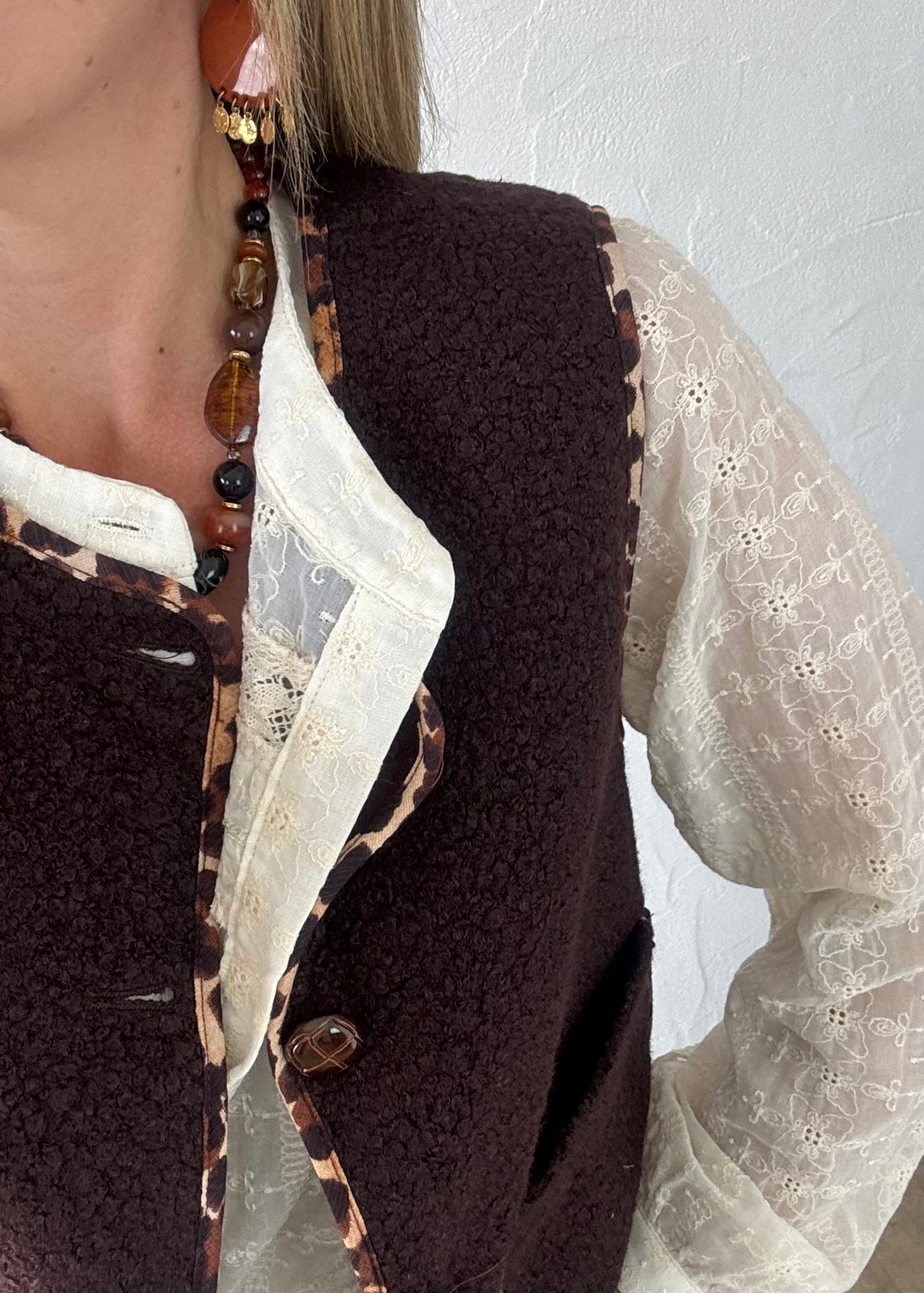 Veste ZELINA Marron