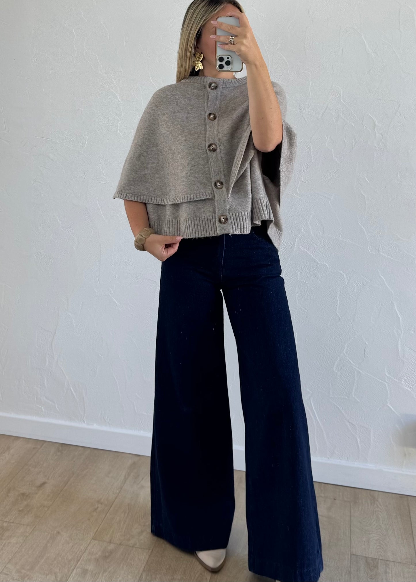 Poncho GARDÉNIA Taupe