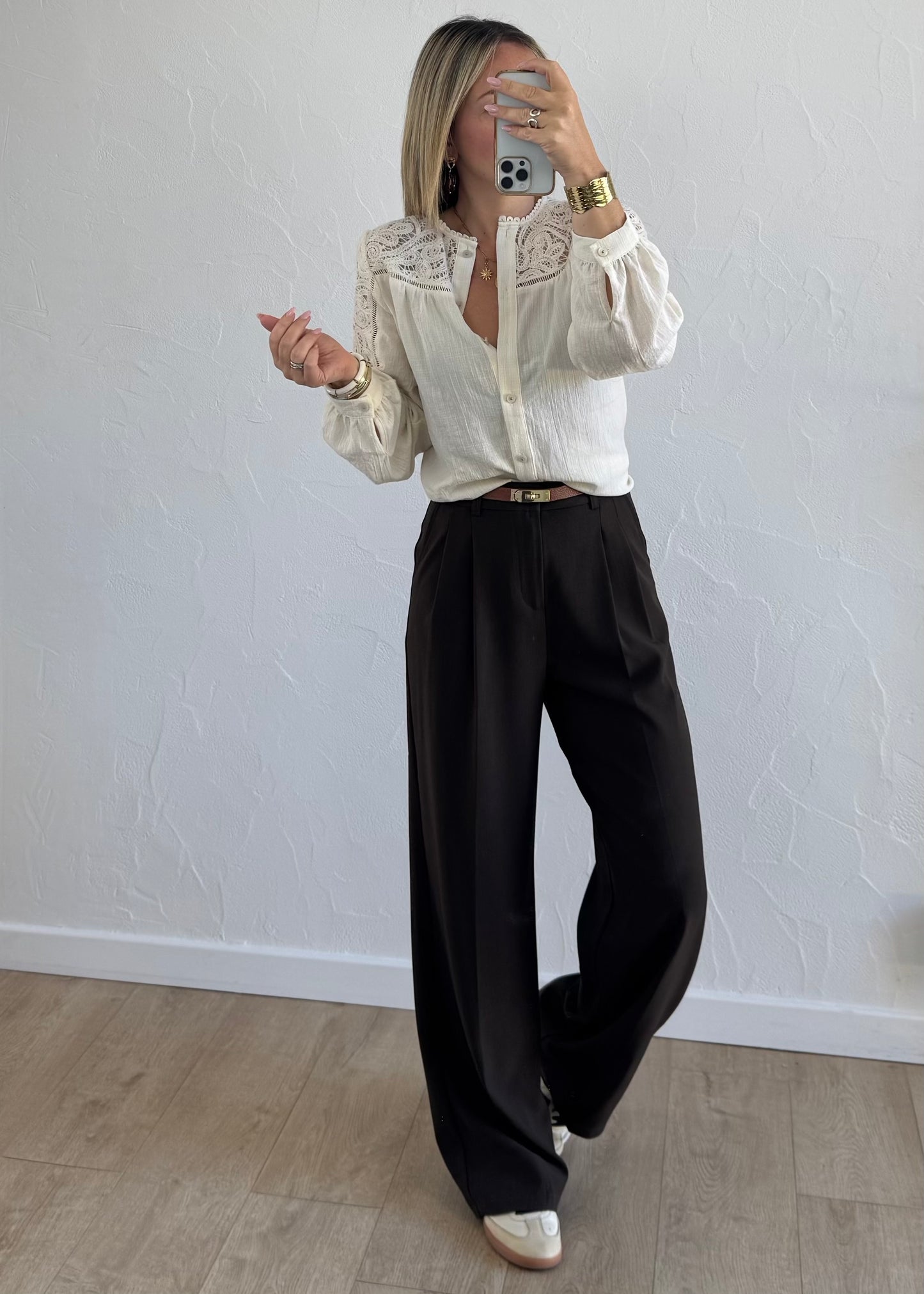 Pantalon SALOME Marron