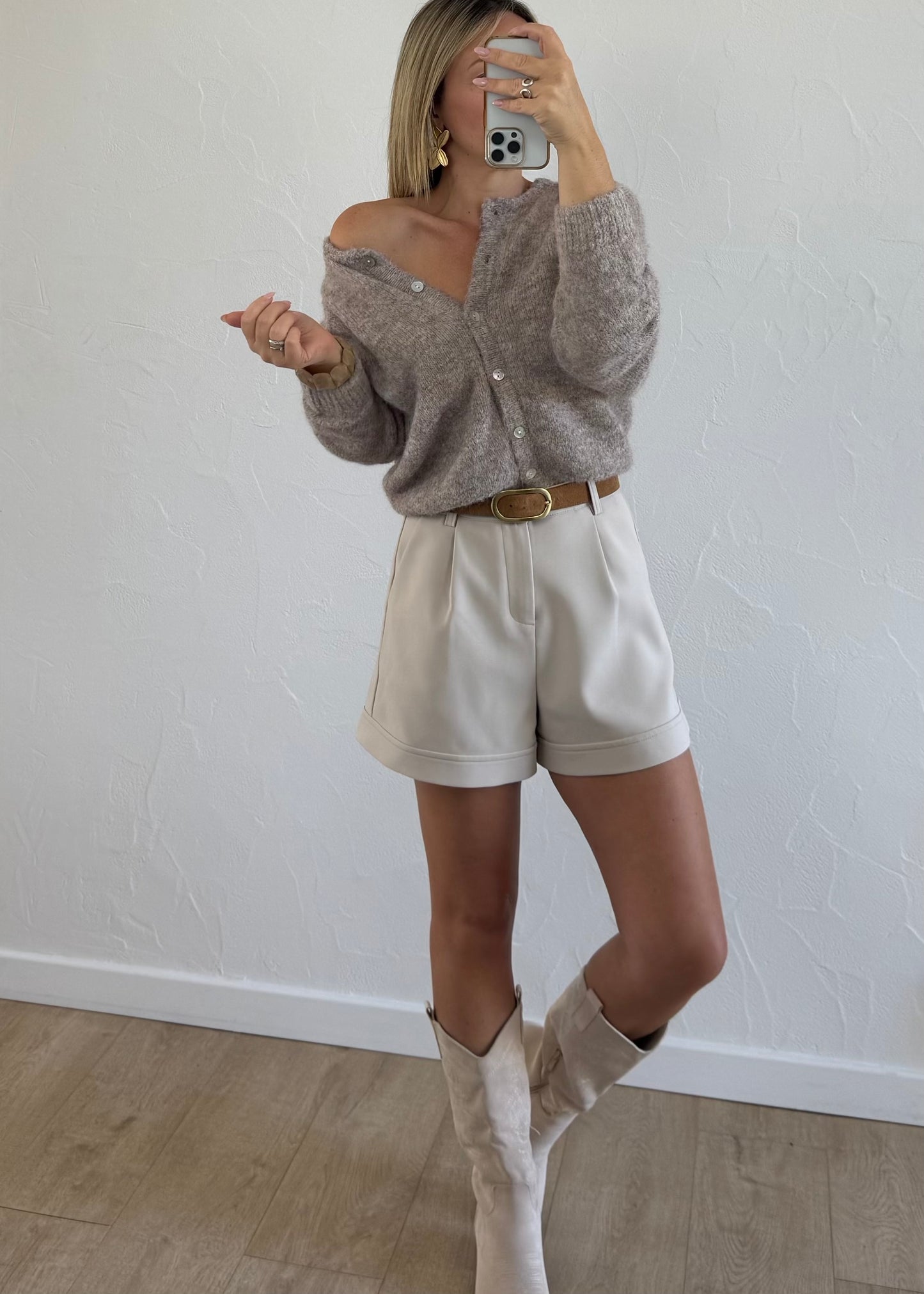 Gilet ZINNIA Taupe