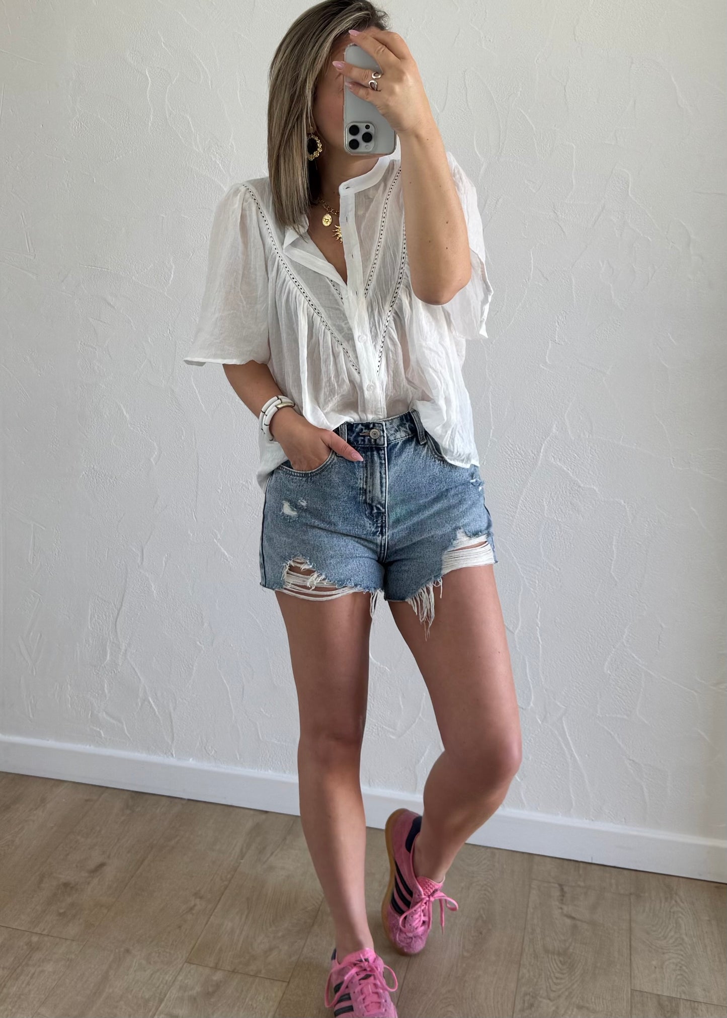 Chemisier Laurine Blanc