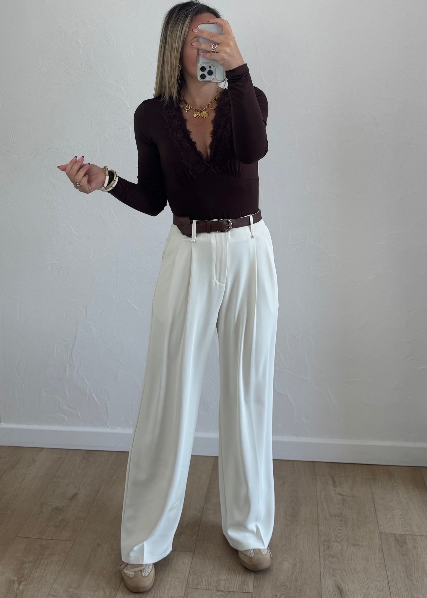 Pantalon JADE Ivoire