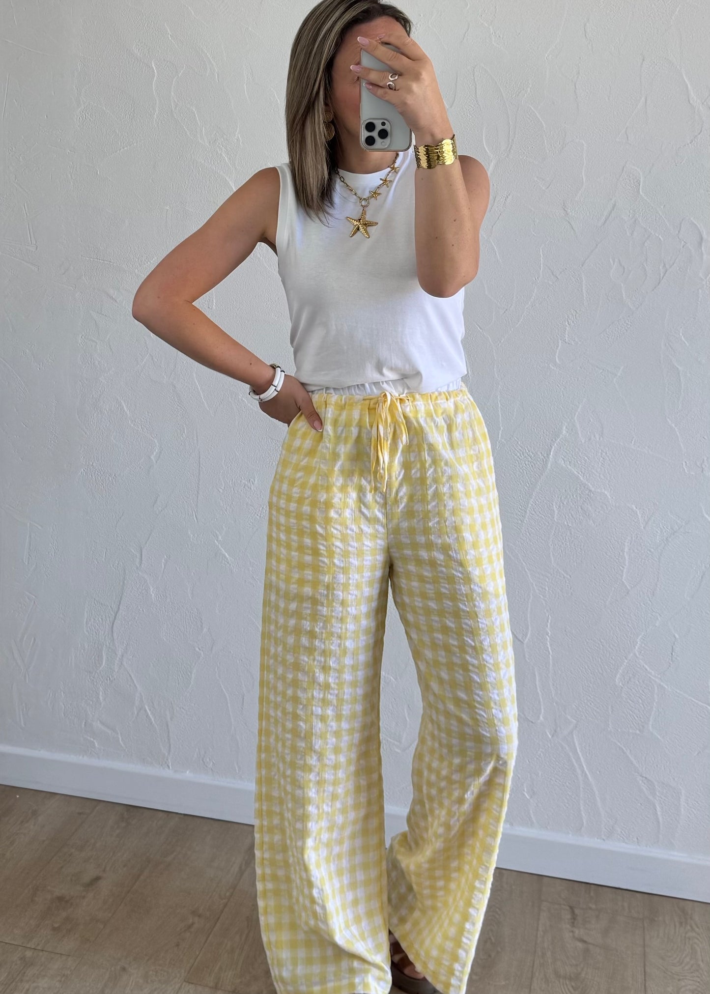 Pantalon Julie Jaune