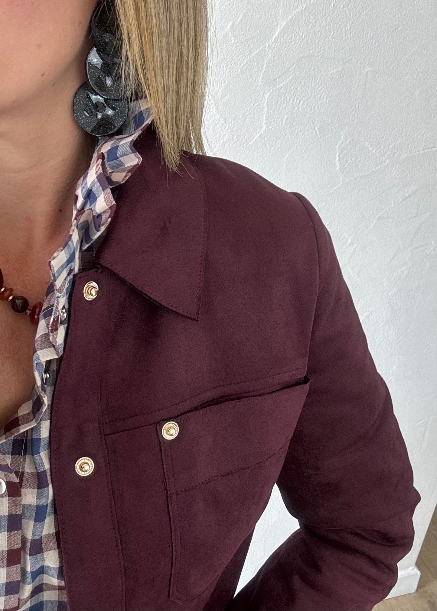 Veste NYRA Bordeaux
