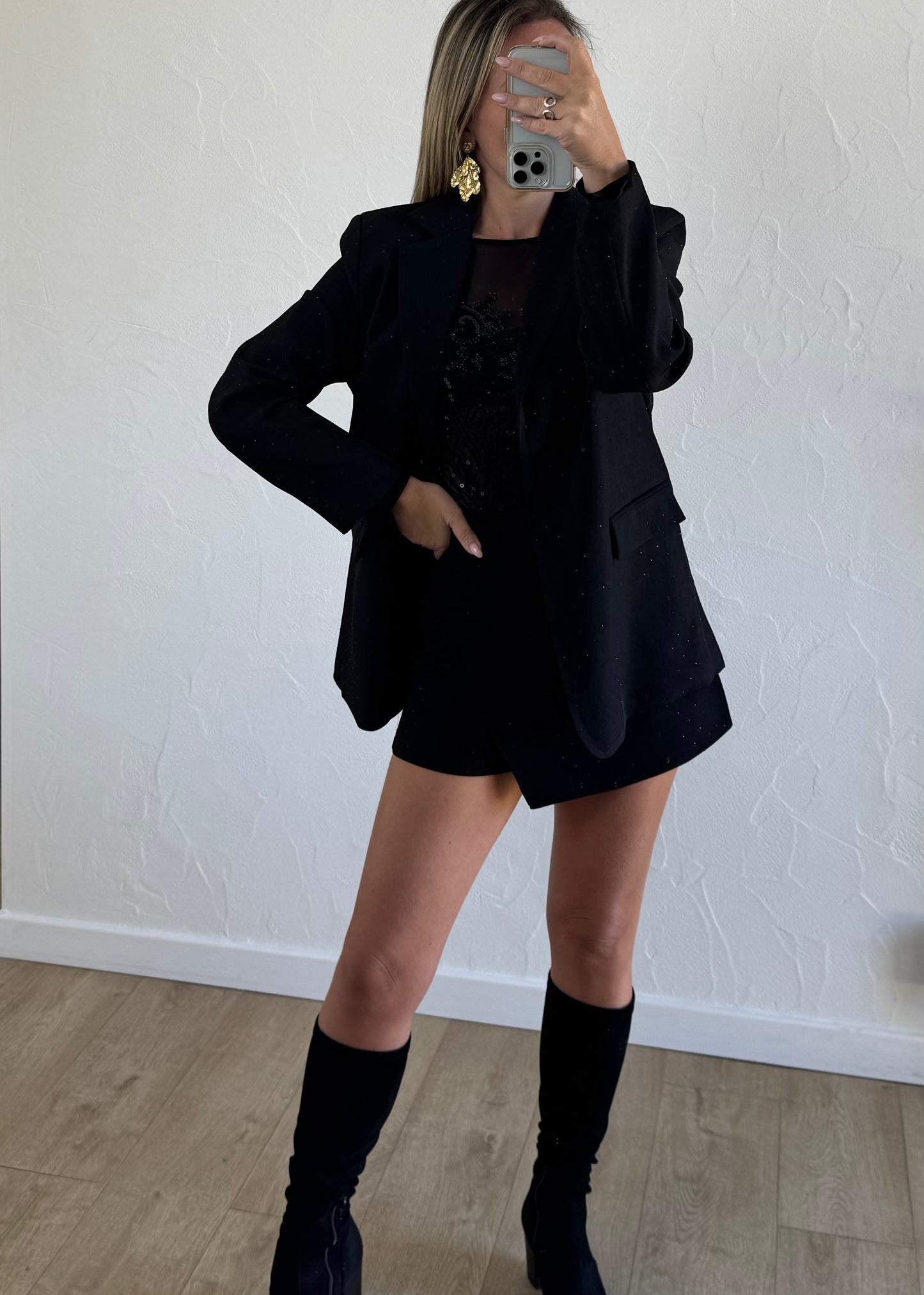 Jupe-short SOLEANNE Noir