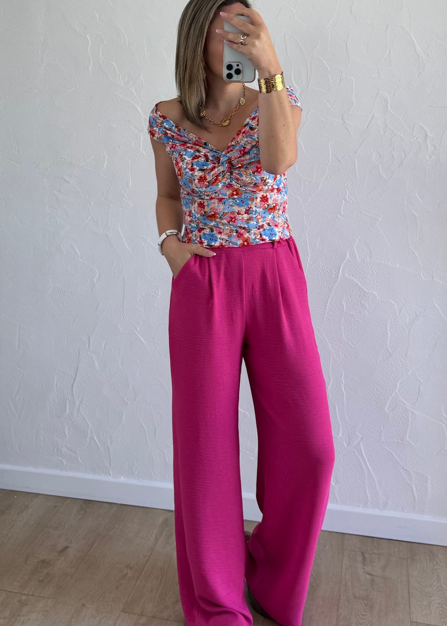 Pantalon Paula Rose